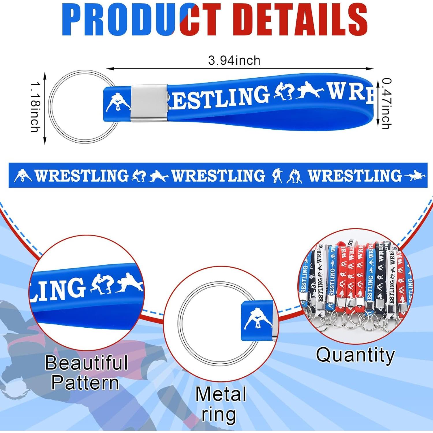 48 Llaveros de Silicona Lucha Libre Equsion para Fiesta