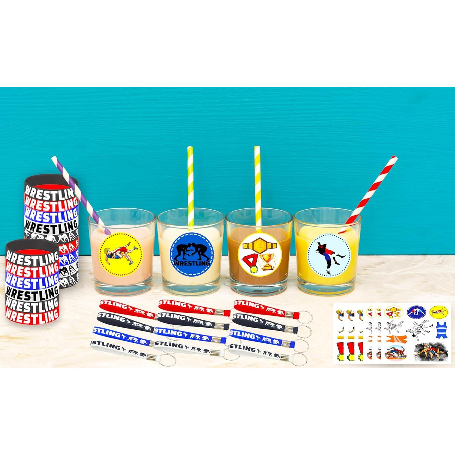 24 Llavero de Silicona Temática de Lucha ATSMOICY