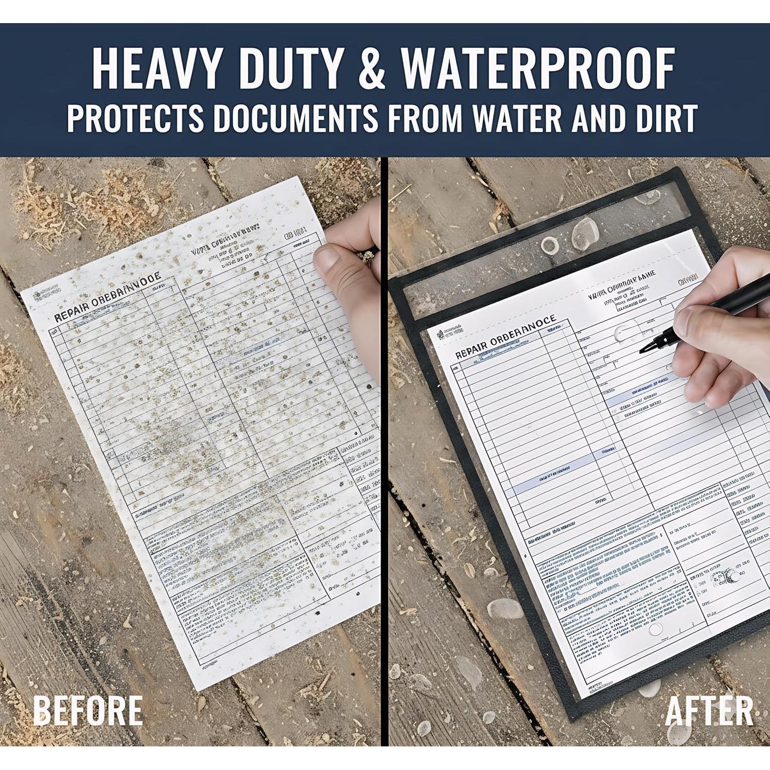 Paquete de 5 Sujetadores de Tickets JUZARI 9x12 cm Alta Resistencia