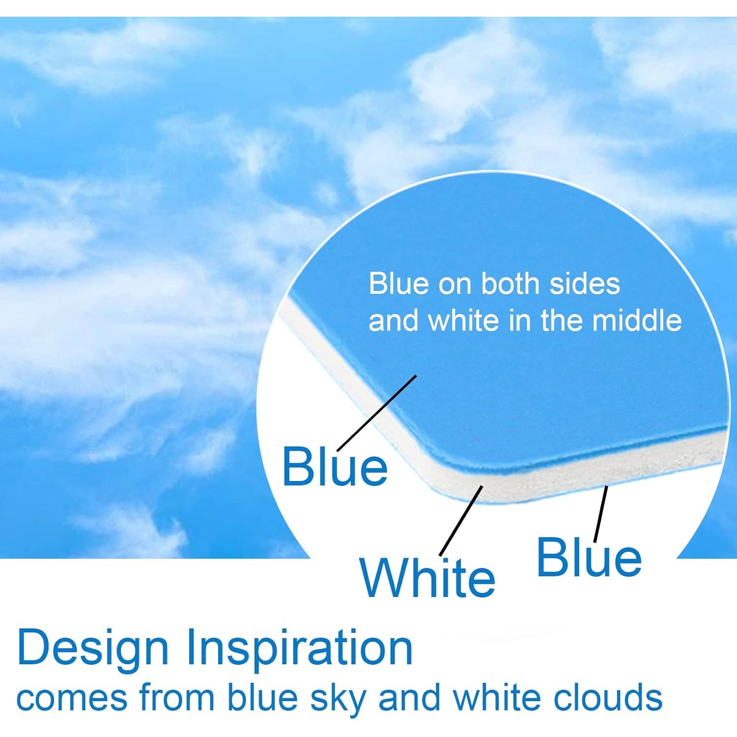 Clipboard Acocony Extra Grande 28x43 cm Azul Paquete de 2