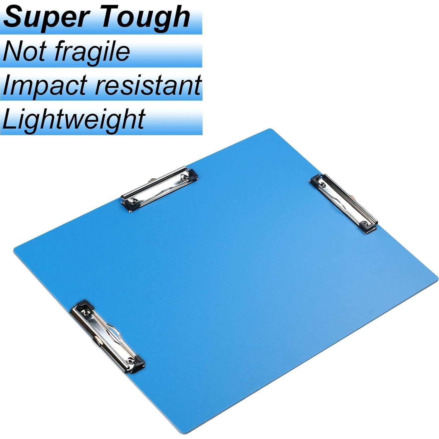 Clipboard Acocony Extra Grande 28x43 cm Azul Paquete de 2