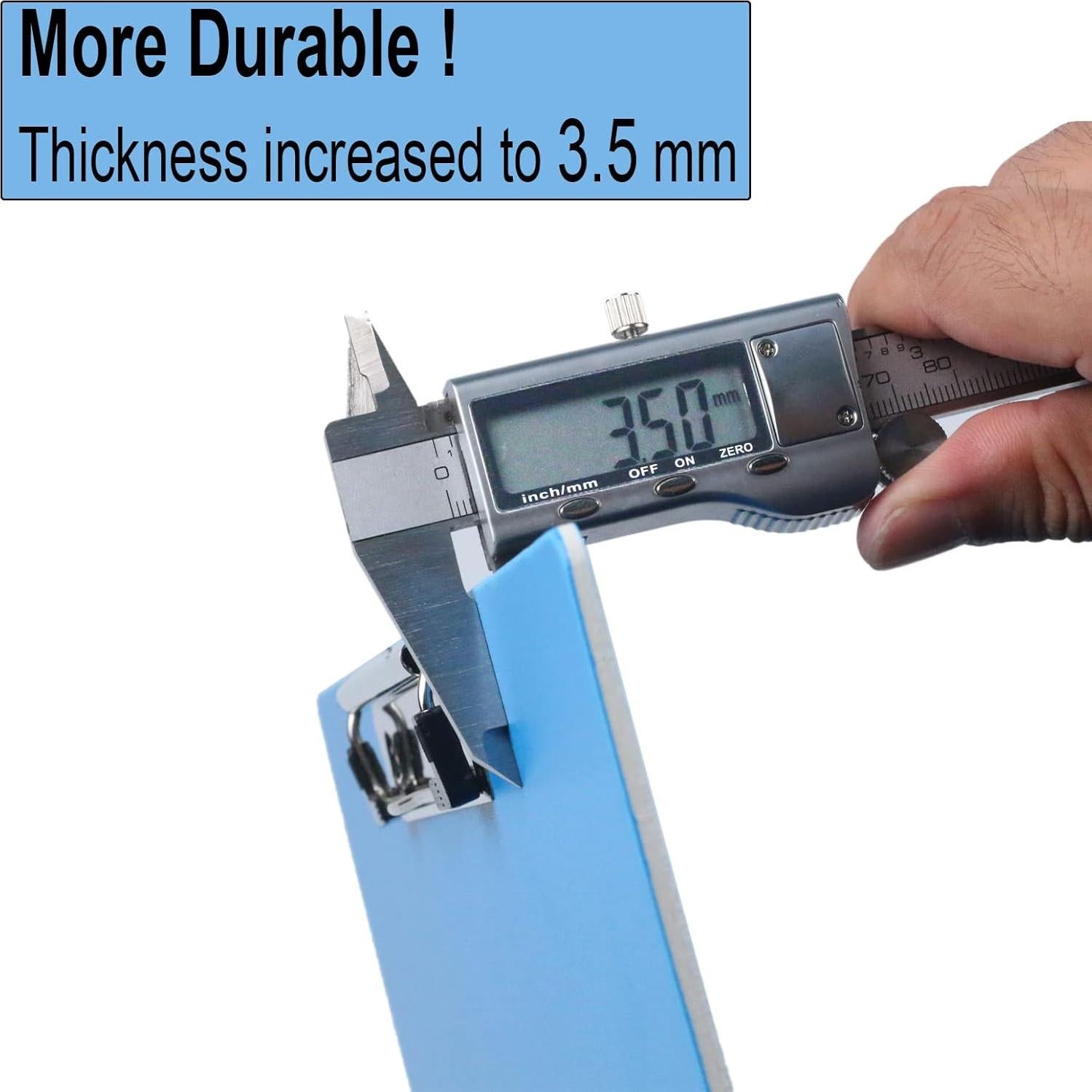 Clipboard Acocony Extra Grande 28x43 cm Azul Paquete de 2