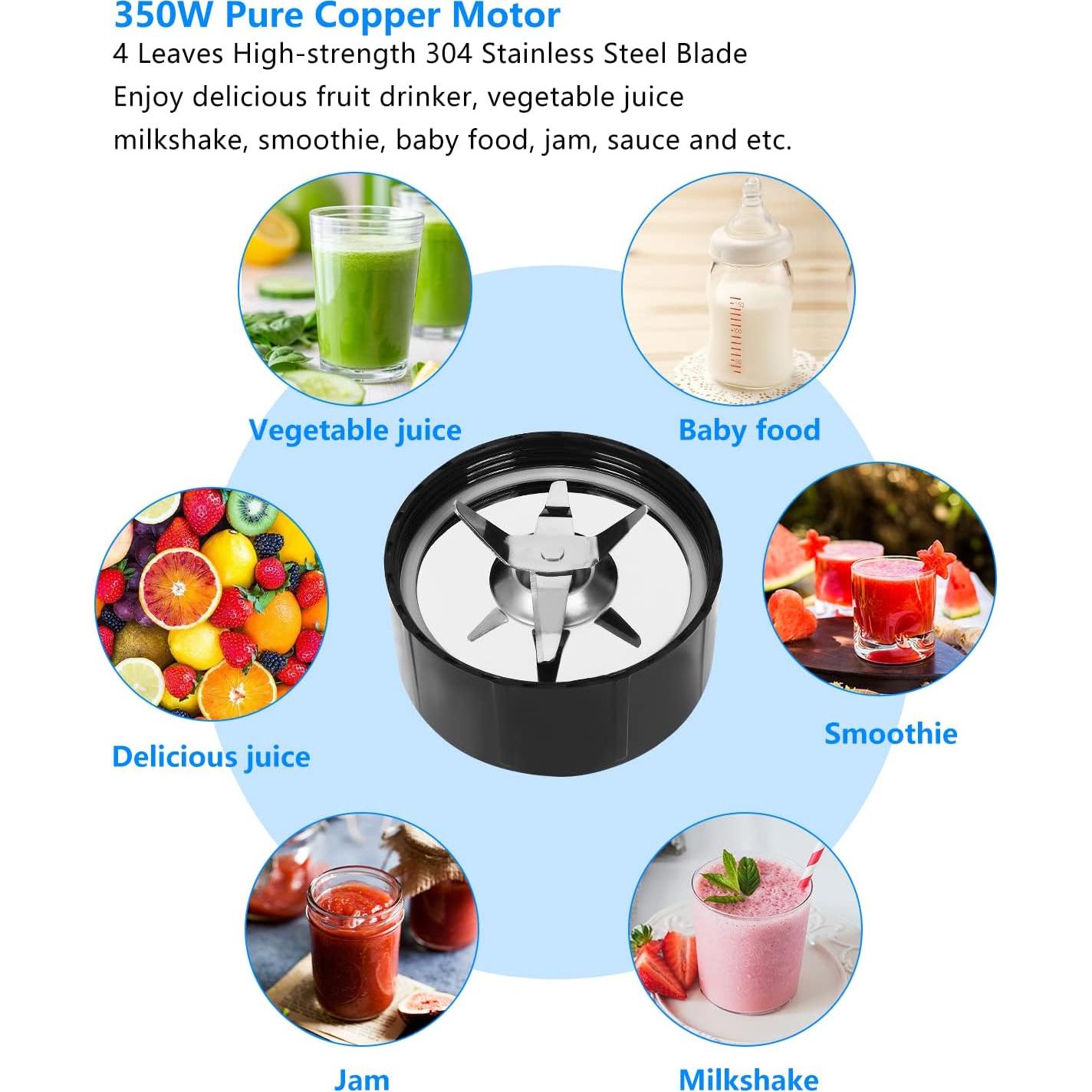 Licuadora Personal Amateys 350W 710ml Fácil de Limpiar