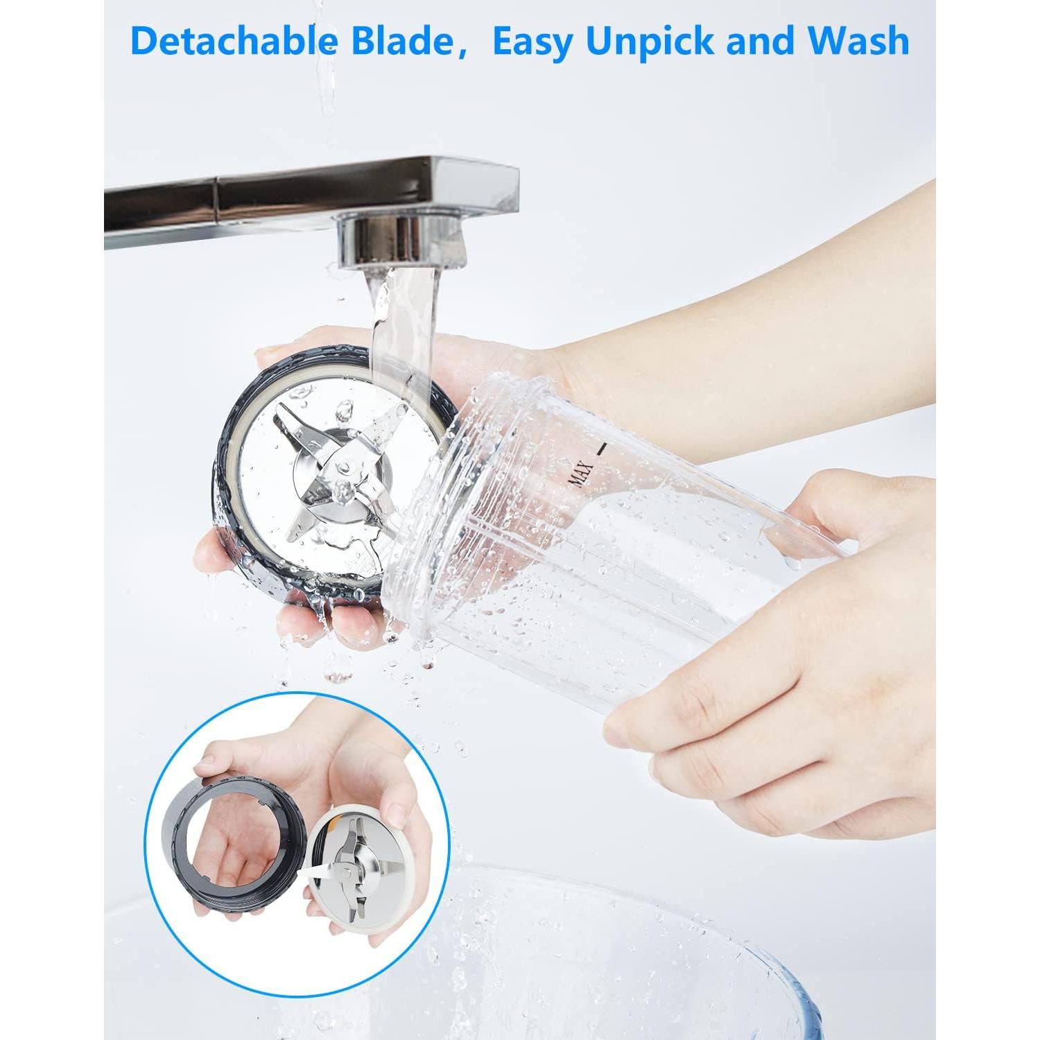 Licuadora Personal Amateys 350W 710ml Fácil de Limpiar