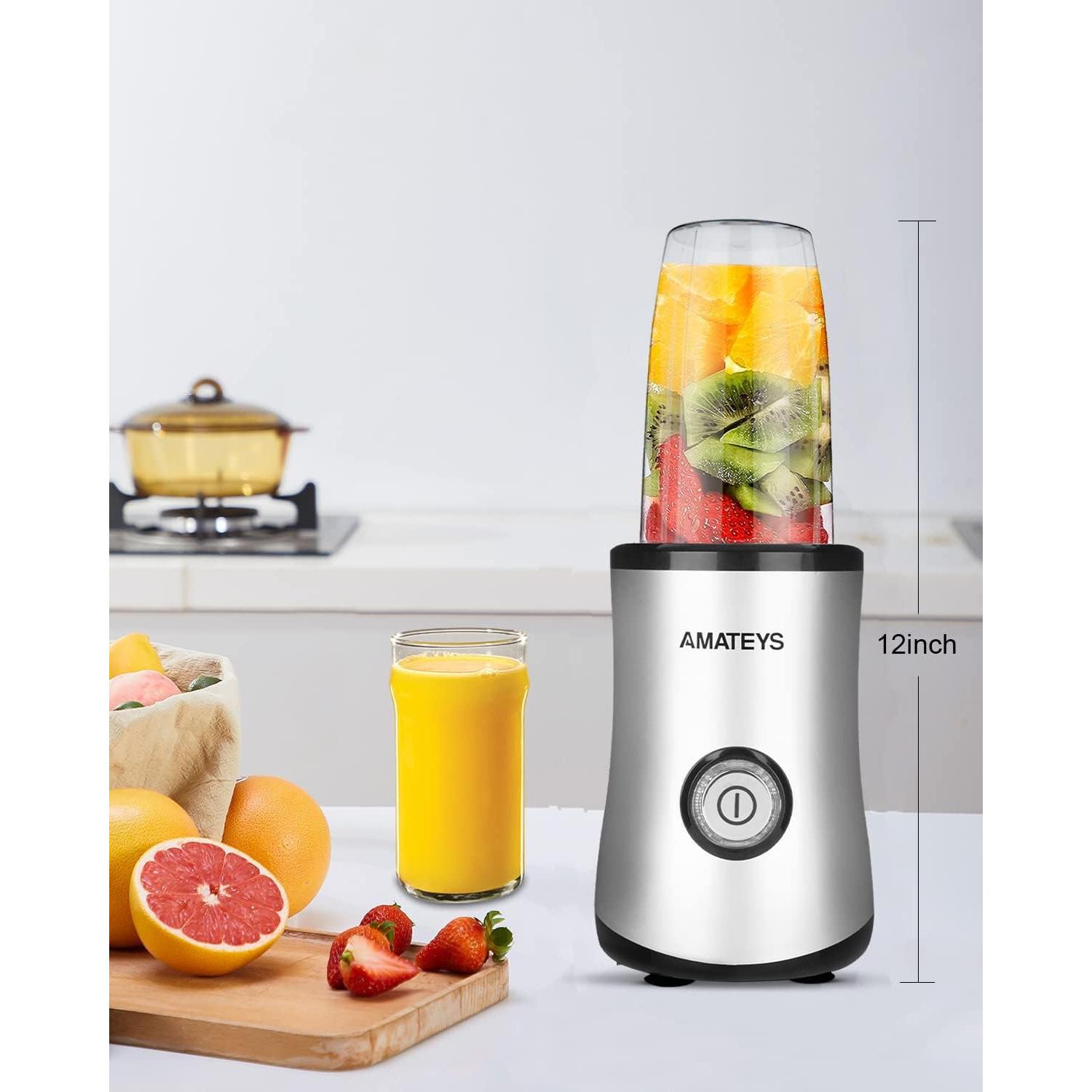 Licuadora Personal Amateys 350W 710ml Fácil de Limpiar