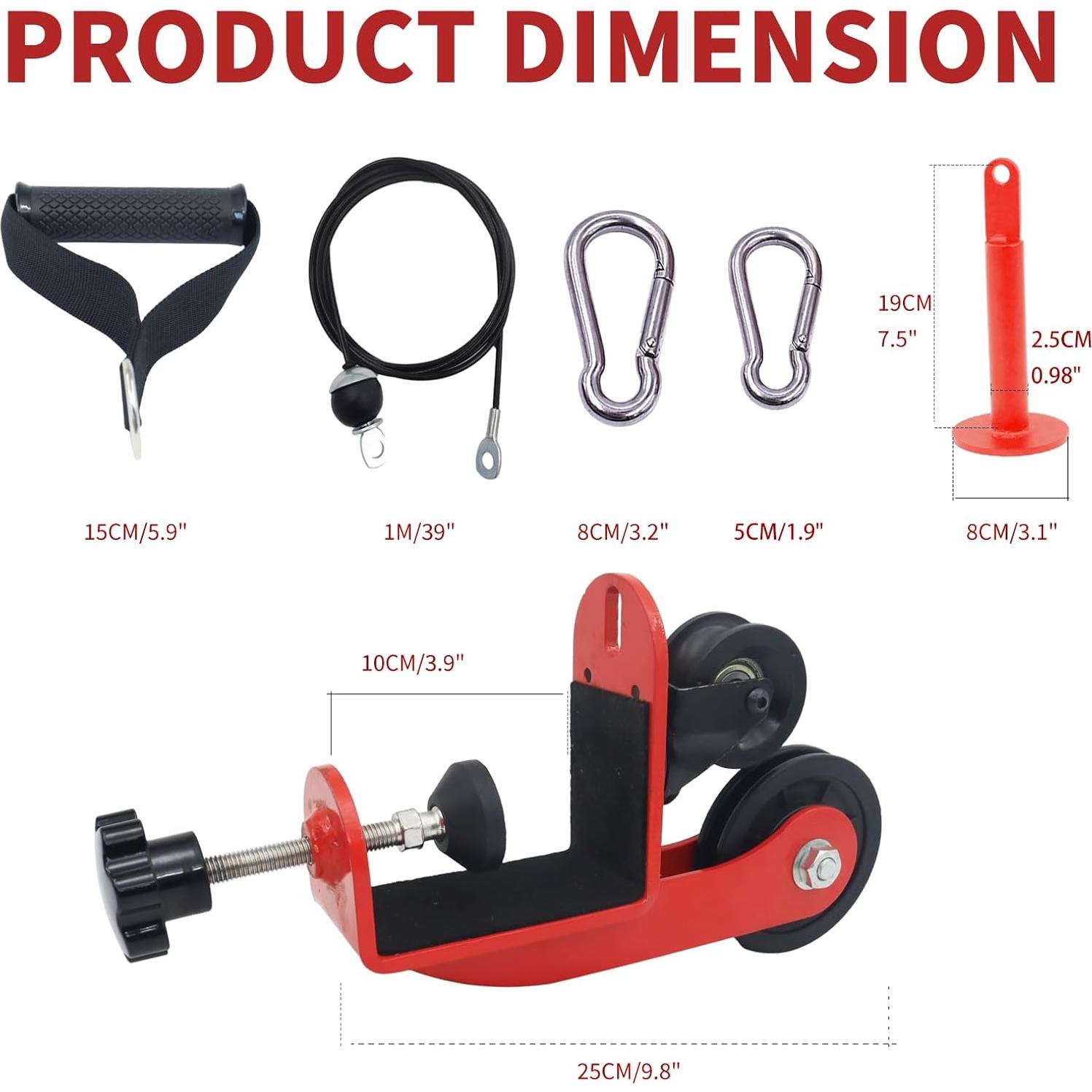 Sistema de Poleas para Entrenamiento de Lucha de Brazos CONBUT AWT