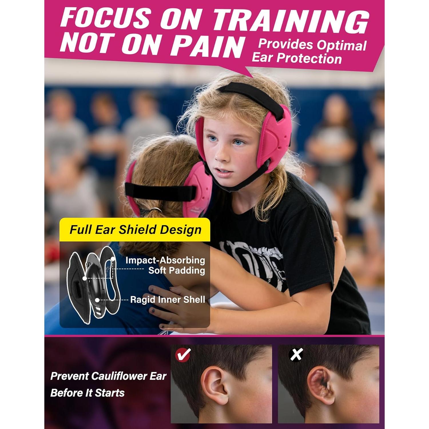 Cabezal de Lucha Trymaker para Jóvenes con Protección Doble