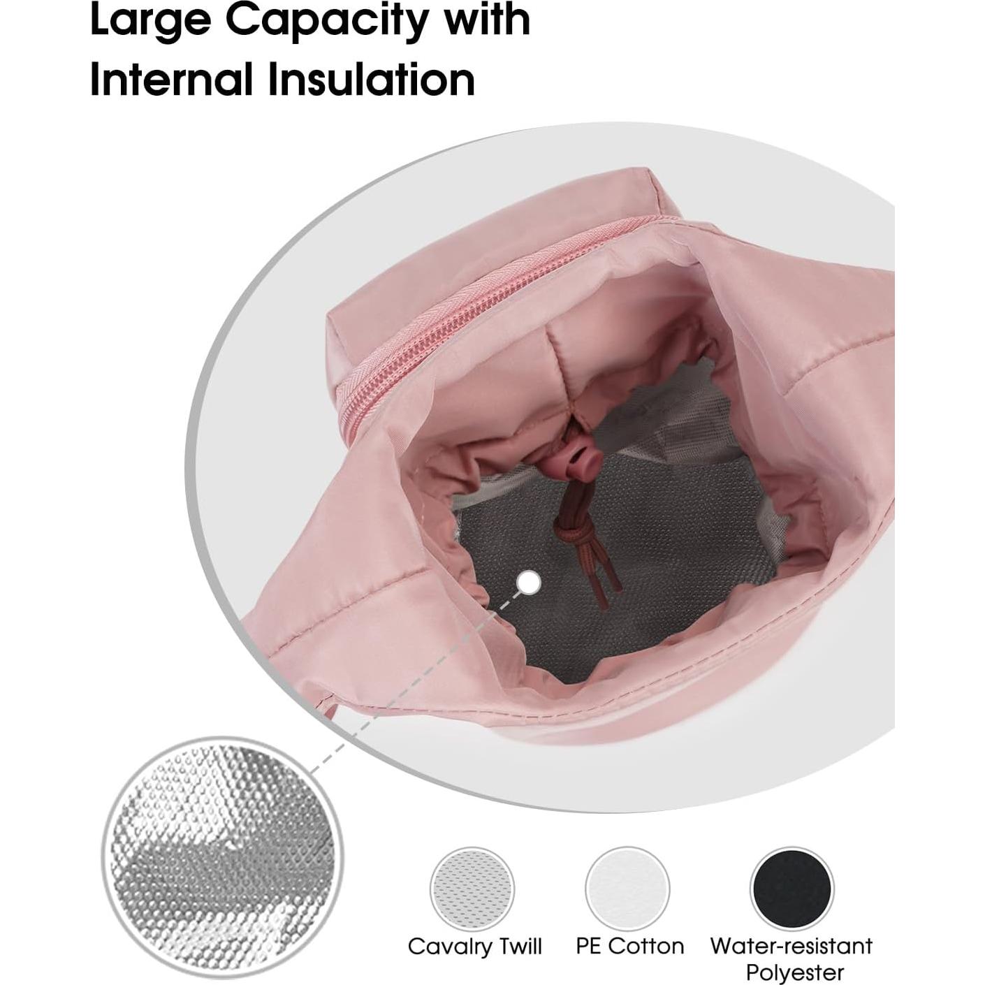 Bolsa Portabotellas de Agua Ceneda Rosa 0.95L 1.18L Aislada