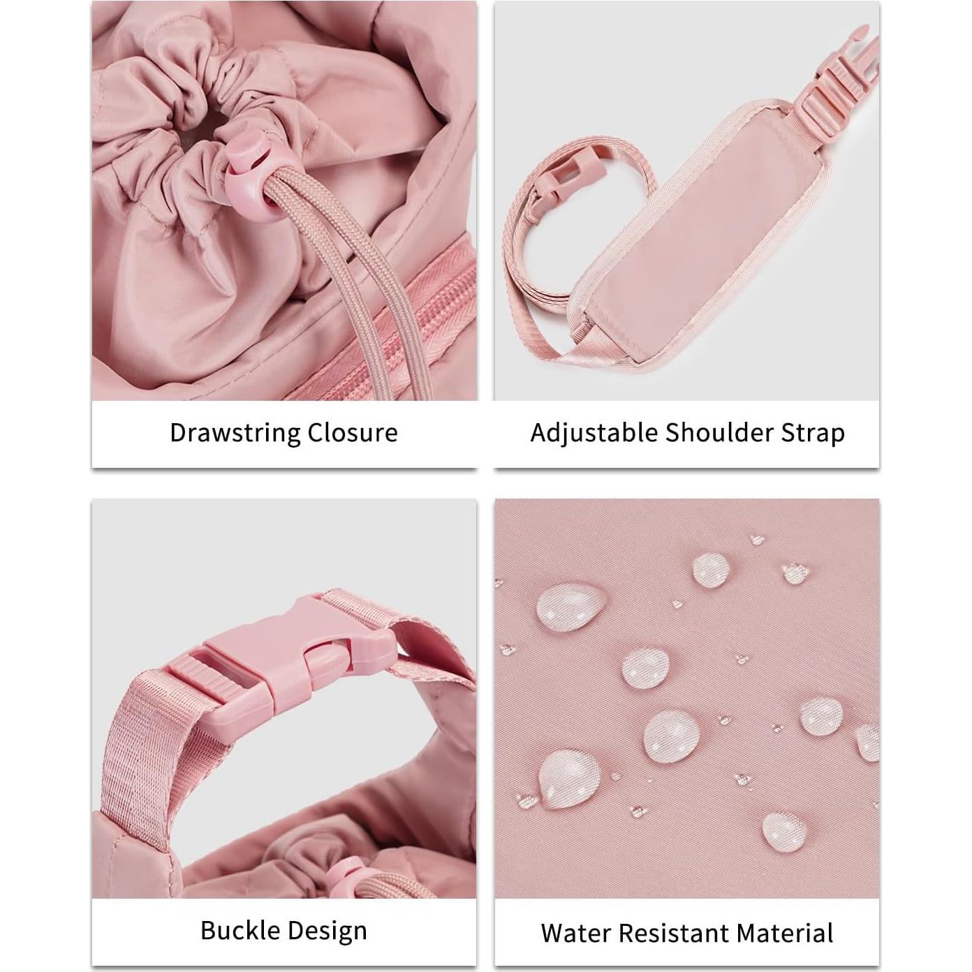 Bolsa Portabotellas de Agua Ceneda Rosa 0.95L 1.18L Aislada