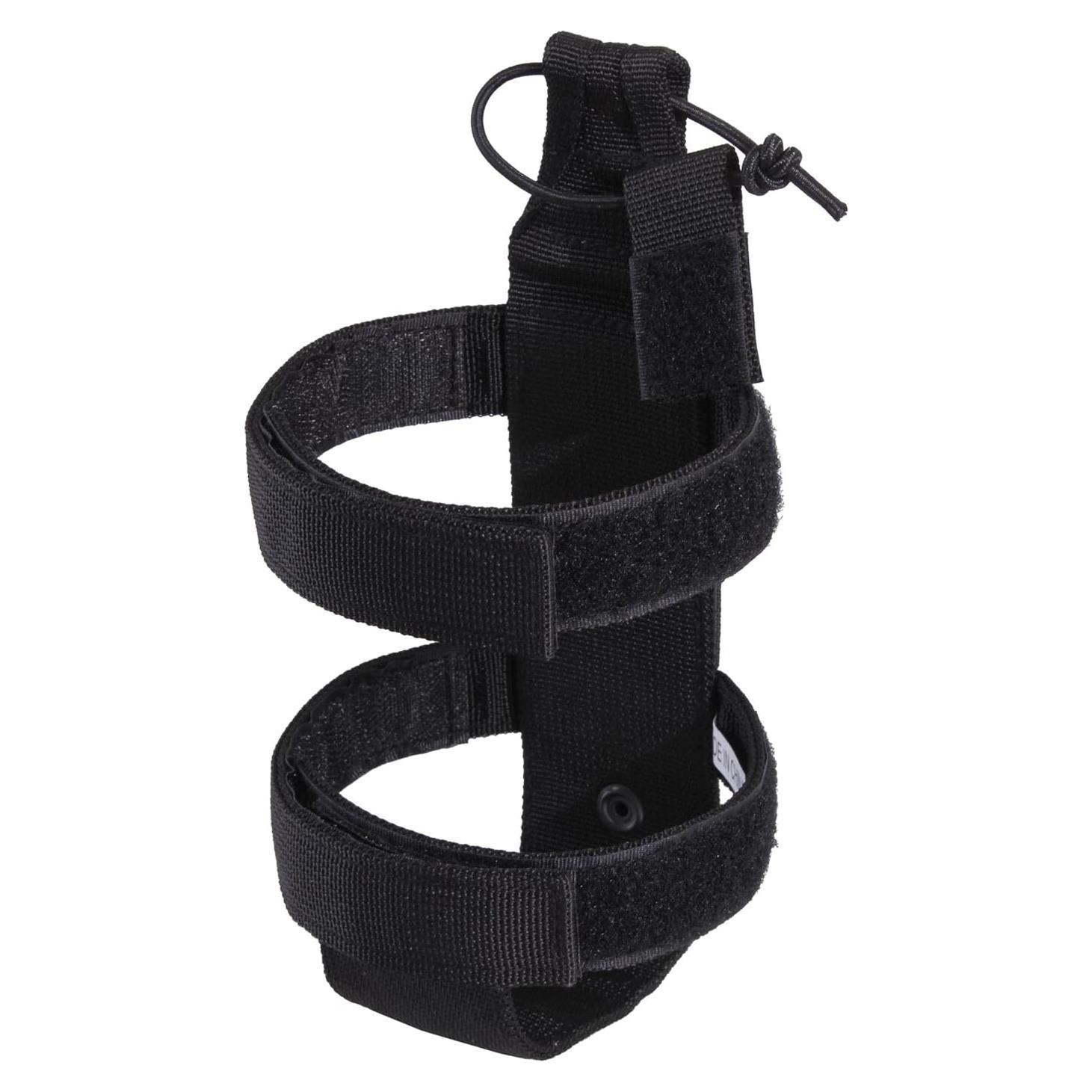 Portabotellas MOLLE Ligero Rothco Negro para Acampar