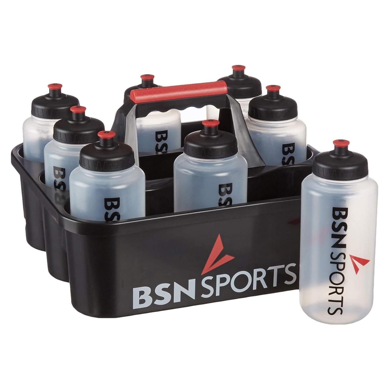 Transportador de Botellas BSN para Deportes - 8 Botellas 1 Qt