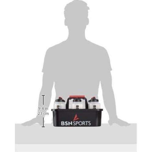 Transportador de Botellas BSN para Deportes - 8 Botellas 1 Qt