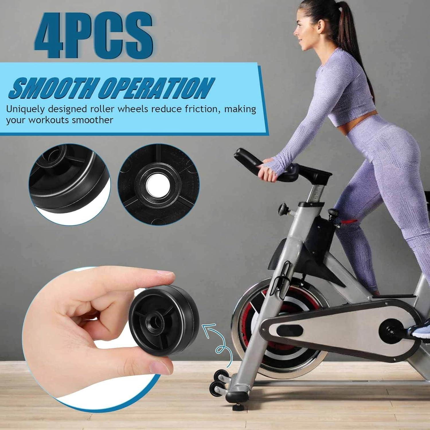Ruedas de Fitness SOLUSTRE 5cm para Cinta de Correr y Bicicleta