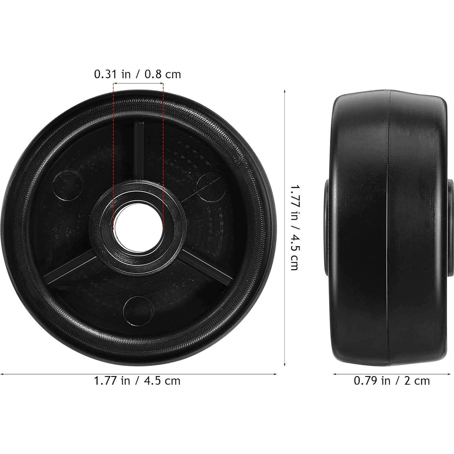 Ruedas de Fitness SOLUSTRE 5cm para Cinta de Correr y Bicicleta