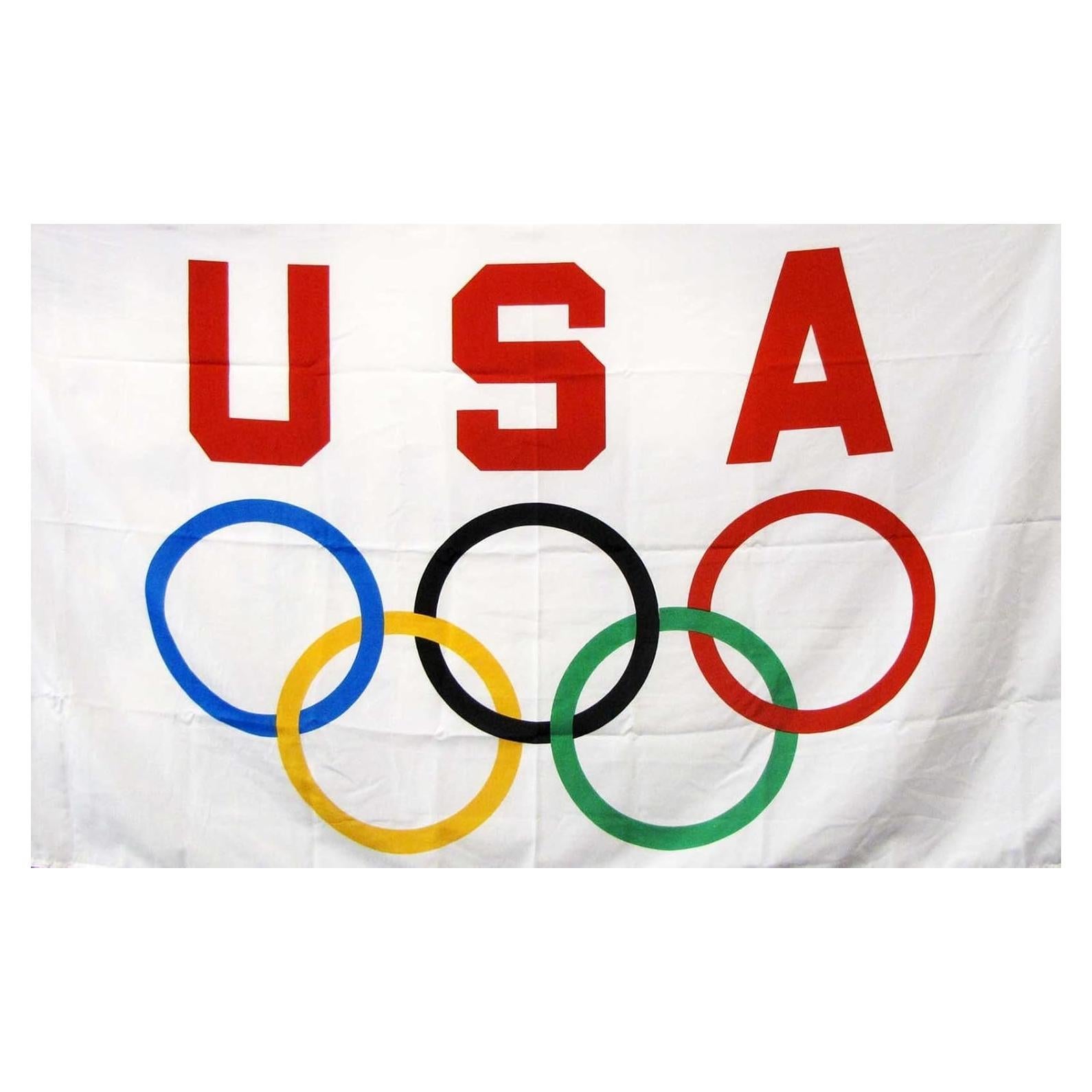 Bandera Olímpica EE. UU. 0.91 x 1.52 m Poliester NEOPlex