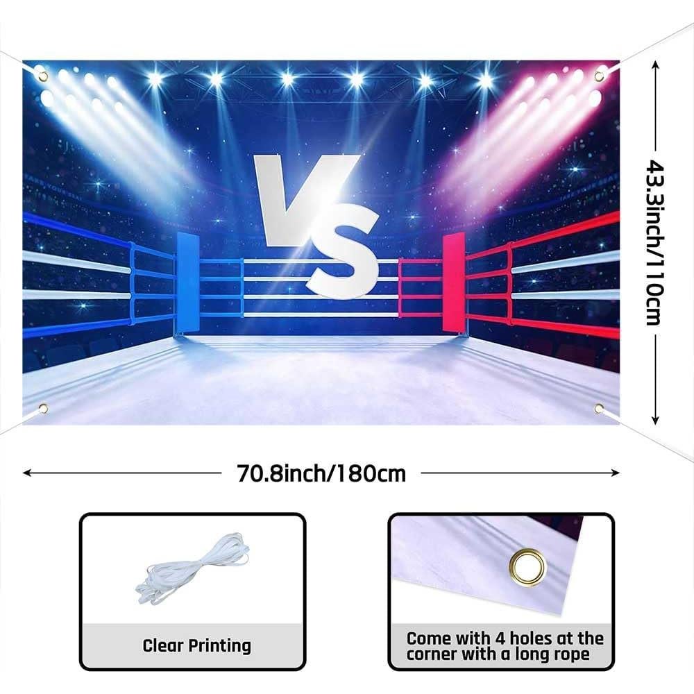 Fondo de Lucha Libre Ticuenicoa 180x110 cm para Cumpleaños