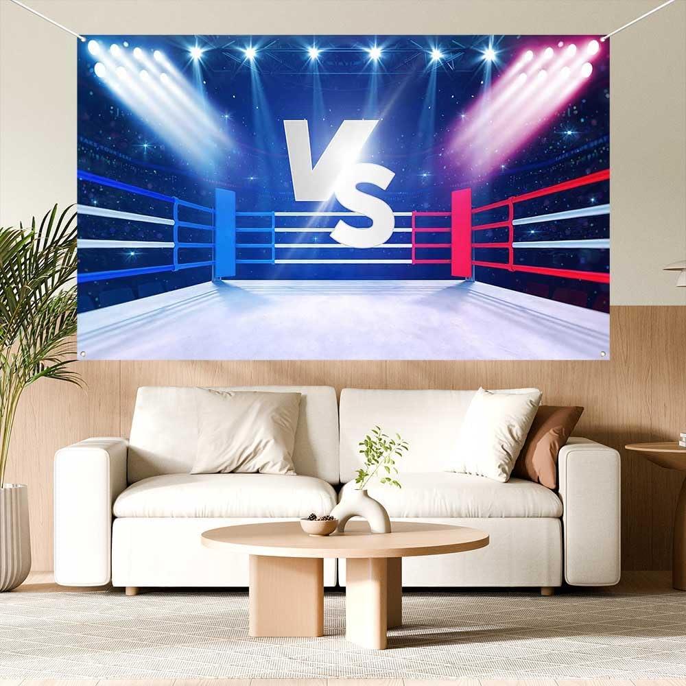 Fondo de Lucha Libre Ticuenicoa 180x110 cm para Cumpleaños