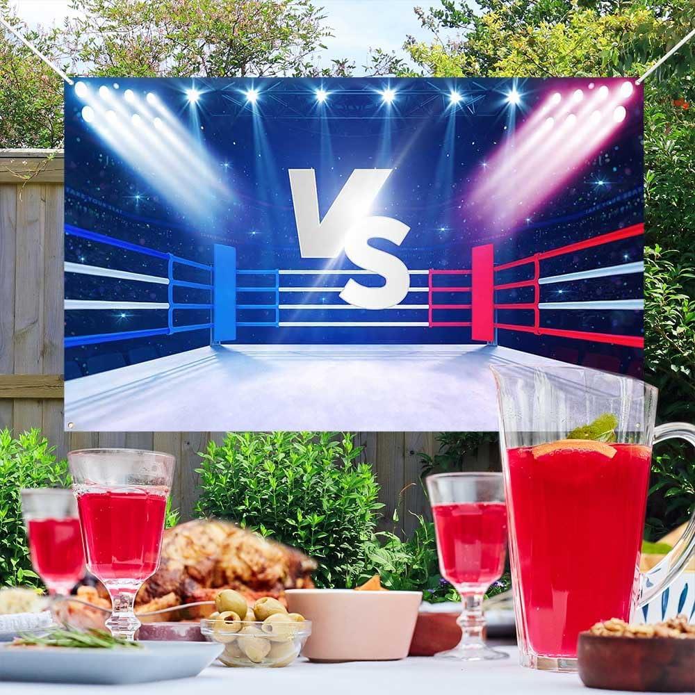 Fondo de Lucha Libre Ticuenicoa 180x110 cm para Cumpleaños