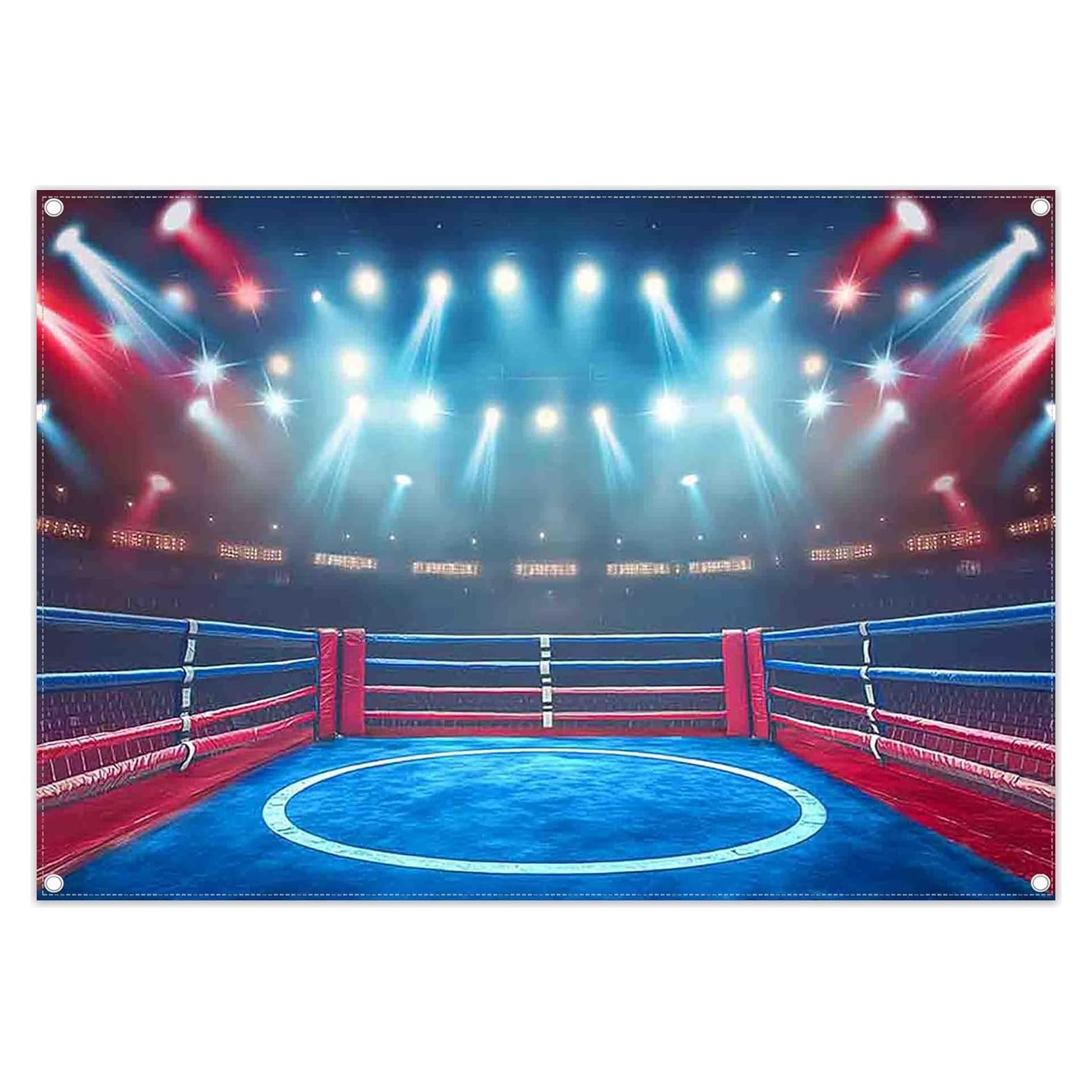Fondo de Fotografía ZTHMOE 213x152 cm Boxeo Arena