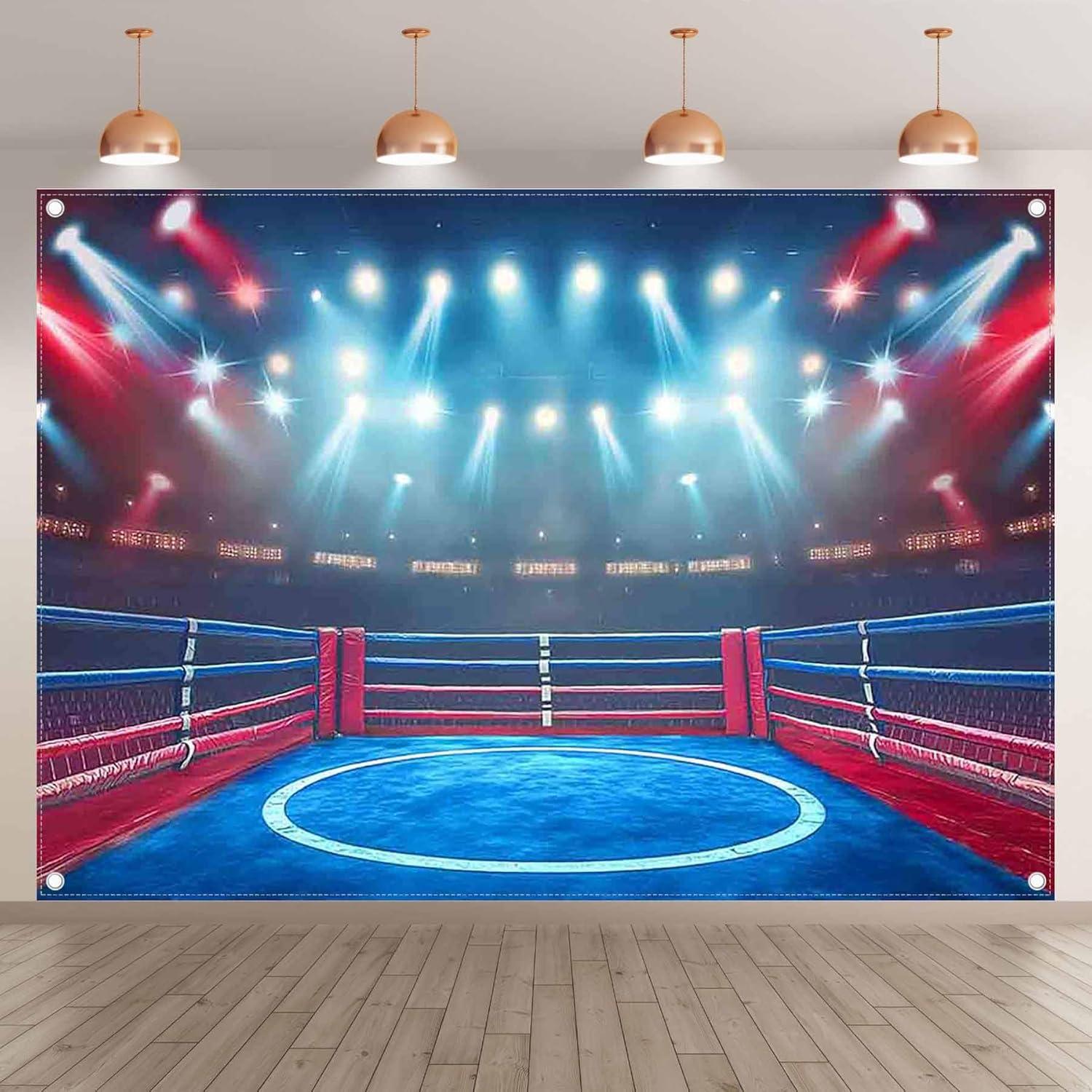 Fondo de Fotografía ZTHMOE 213x152 cm Boxeo Arena