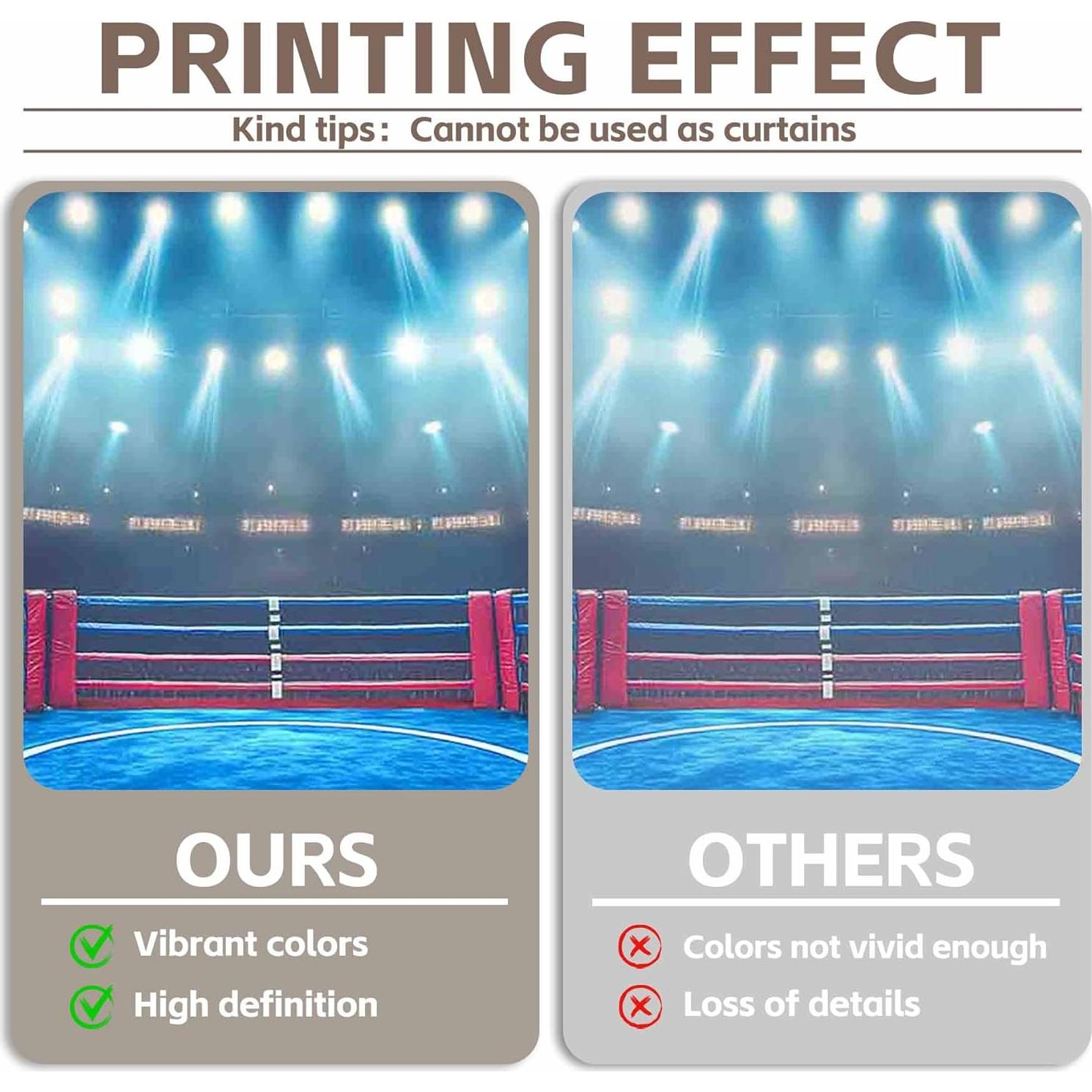 Fondo de Fotografía ZTHMOE 213x152 cm Boxeo Arena