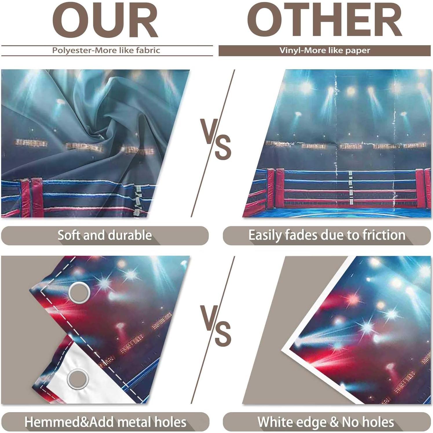 Fondo de Fotografía ZTHMOE 213x152 cm Boxeo Arena