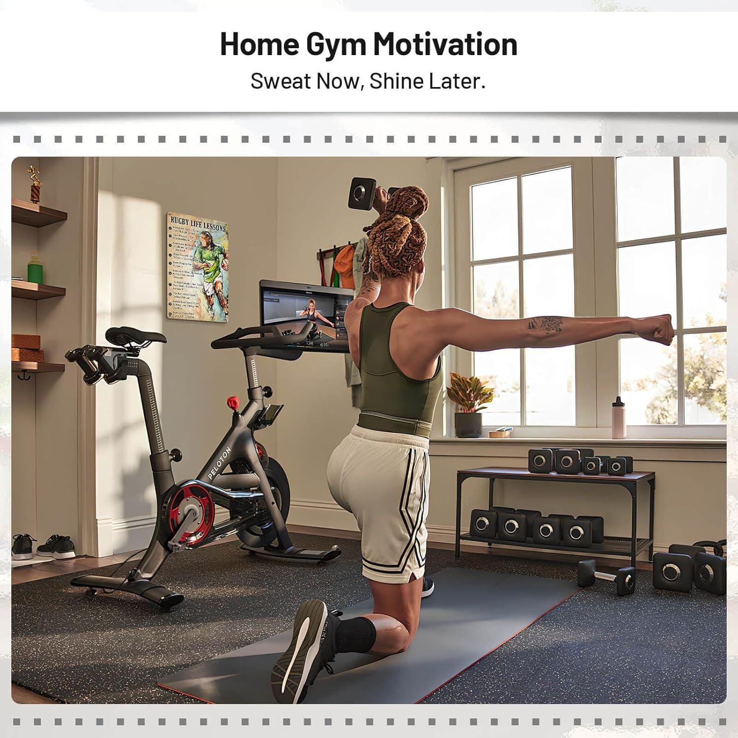 Cartel de Metal Lecciones de Vida Rugby 20x30 cm Vintage