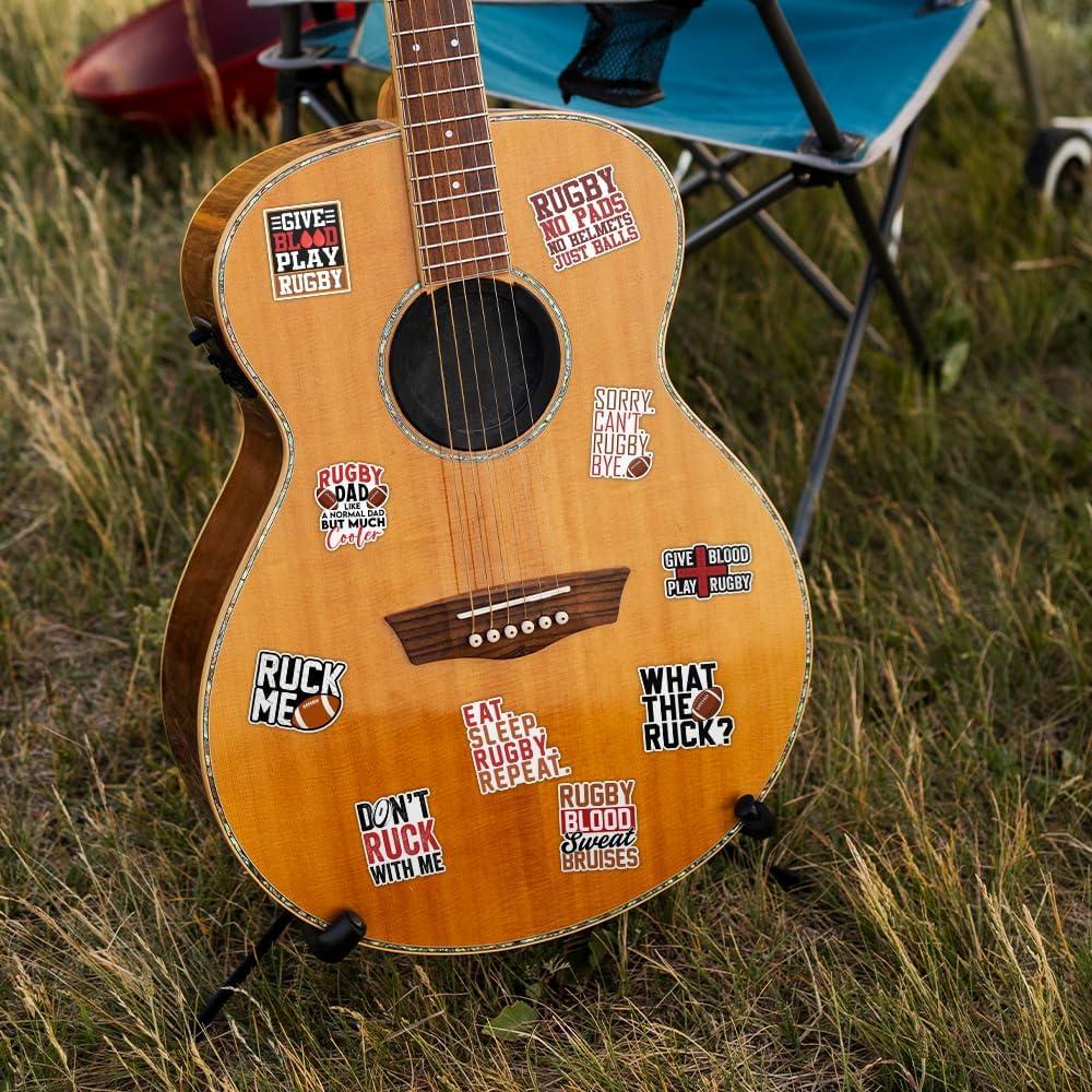 Calcomanías de Rugby ULTRAVUTT 3x3 cm Multicolor - 10 Piezas