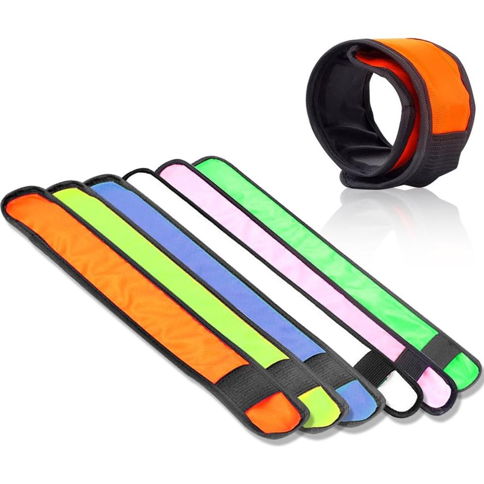 Pulseras Slap LED ESONSTYLE 6 Pcs para Seguridad Nocturna