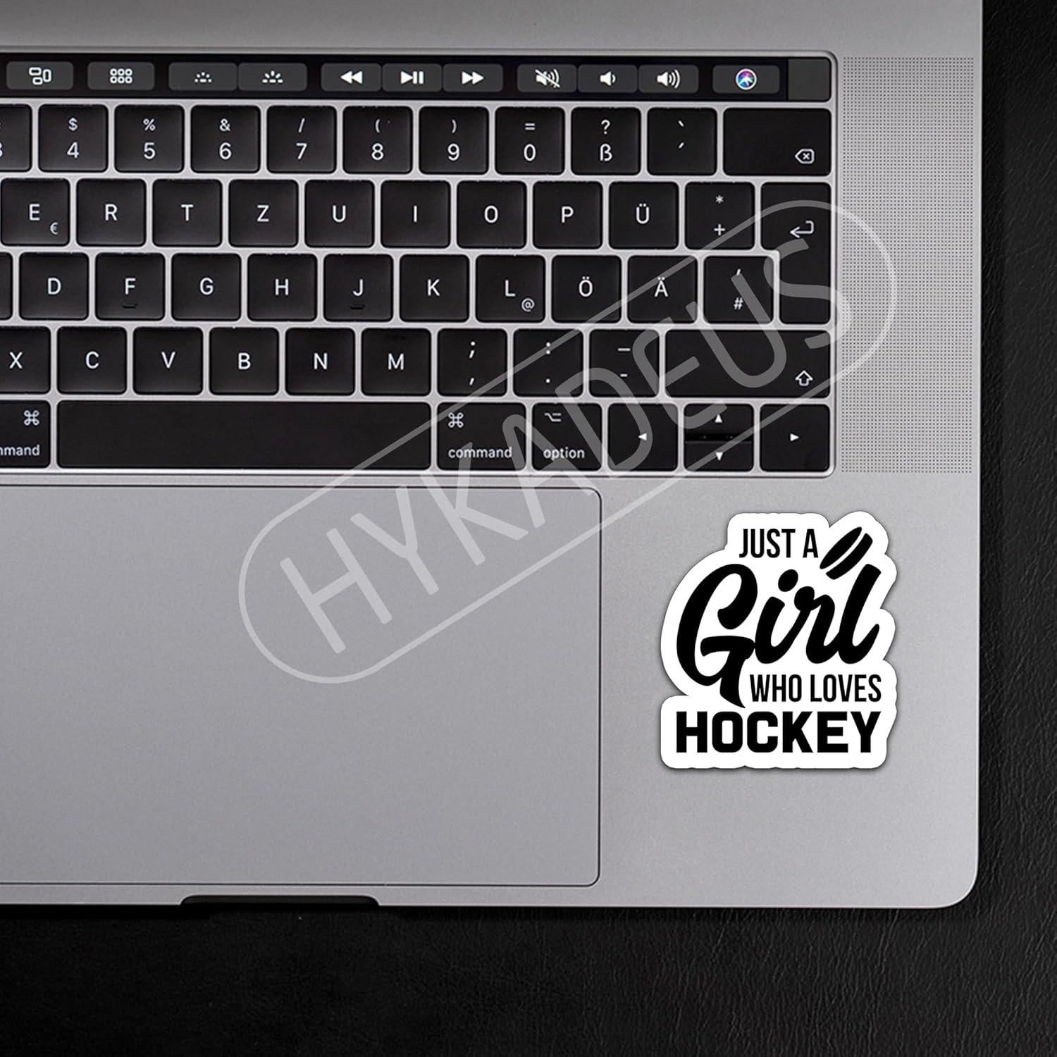 Calcomanías Impermeables HYKADEUS para Chicas Hockey 7.6 cm