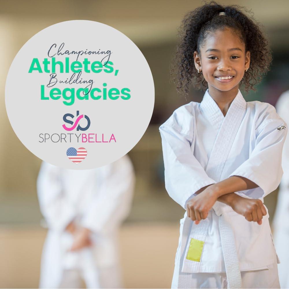 Lazos de Pelo Multicolores Sportybella para Karate - 8 Piezas