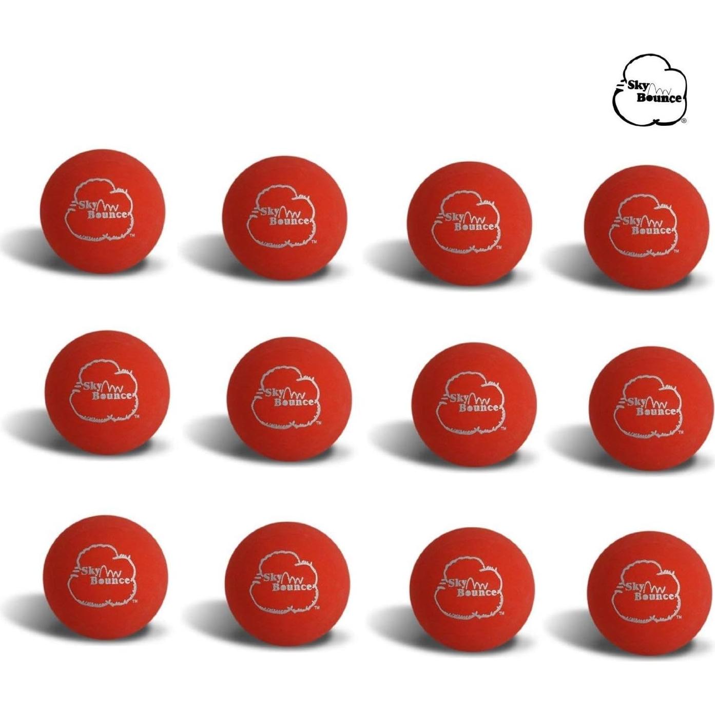 Pelotas de Goma Sky Bounce 5.72 cm Rojo - Paquete de 12