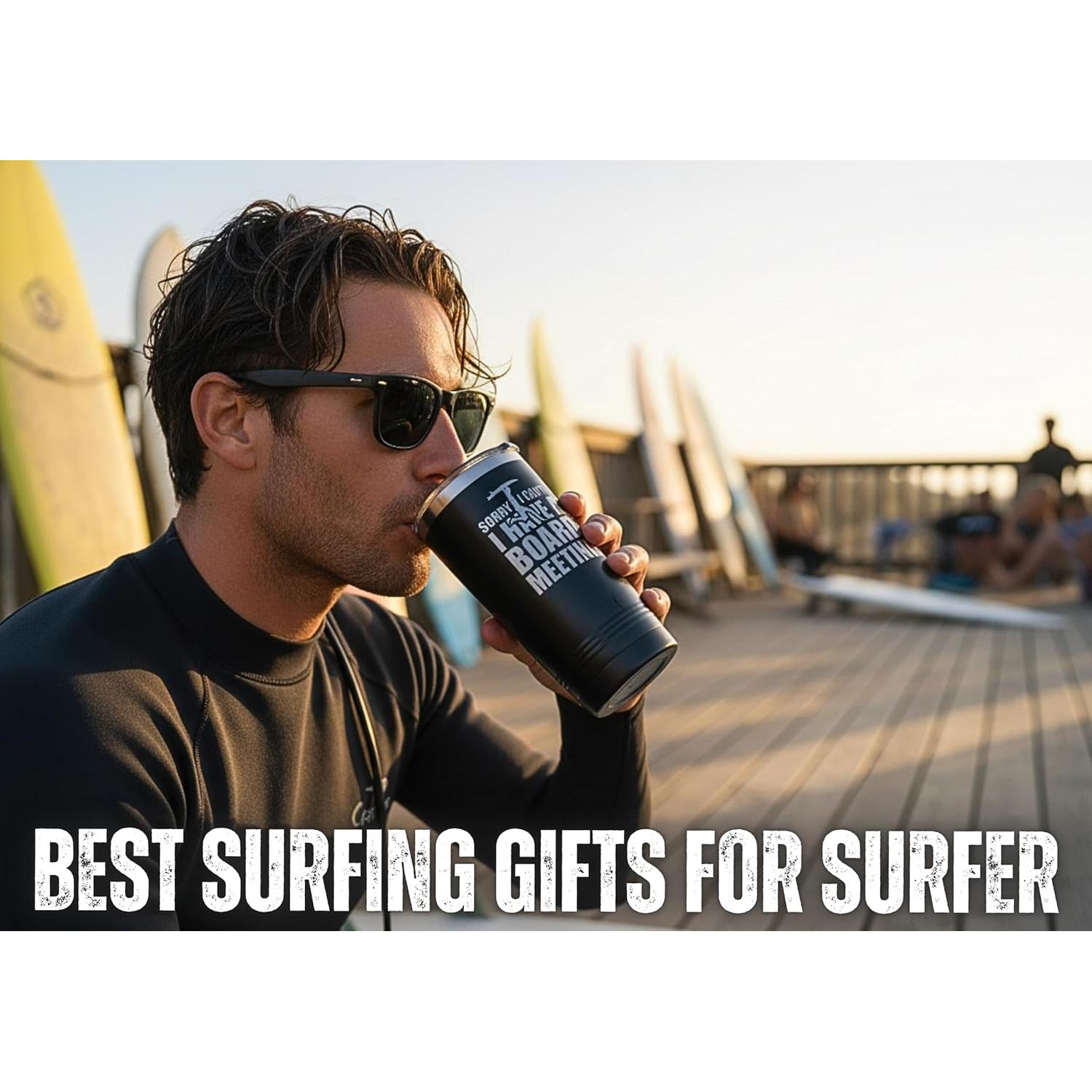 Taza de Acero Inoxidable Onebttl 591ml Surf con Tapa