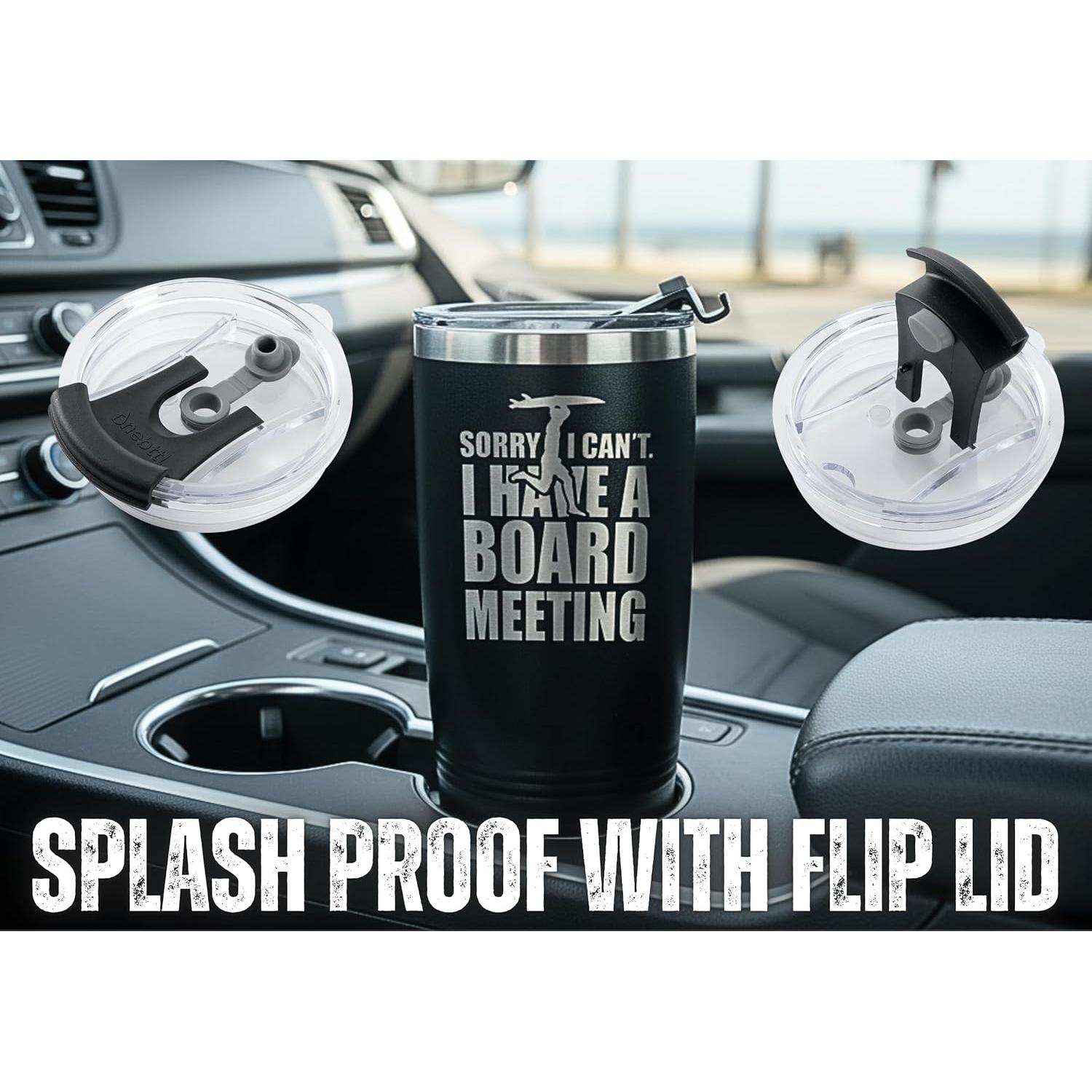 Taza de Acero Inoxidable Onebttl 591ml Surf con Tapa