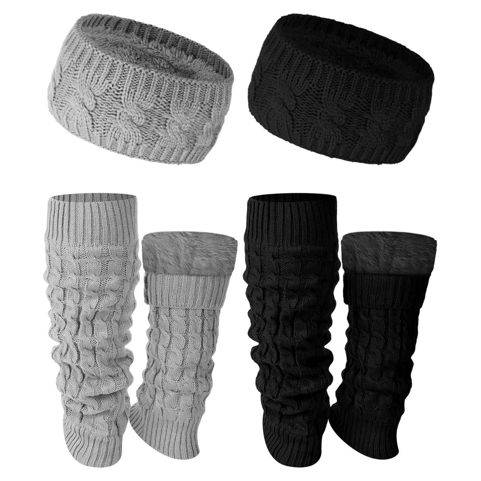 Conjunto de calentadores de piernas y diadema Chuarry - Invierno