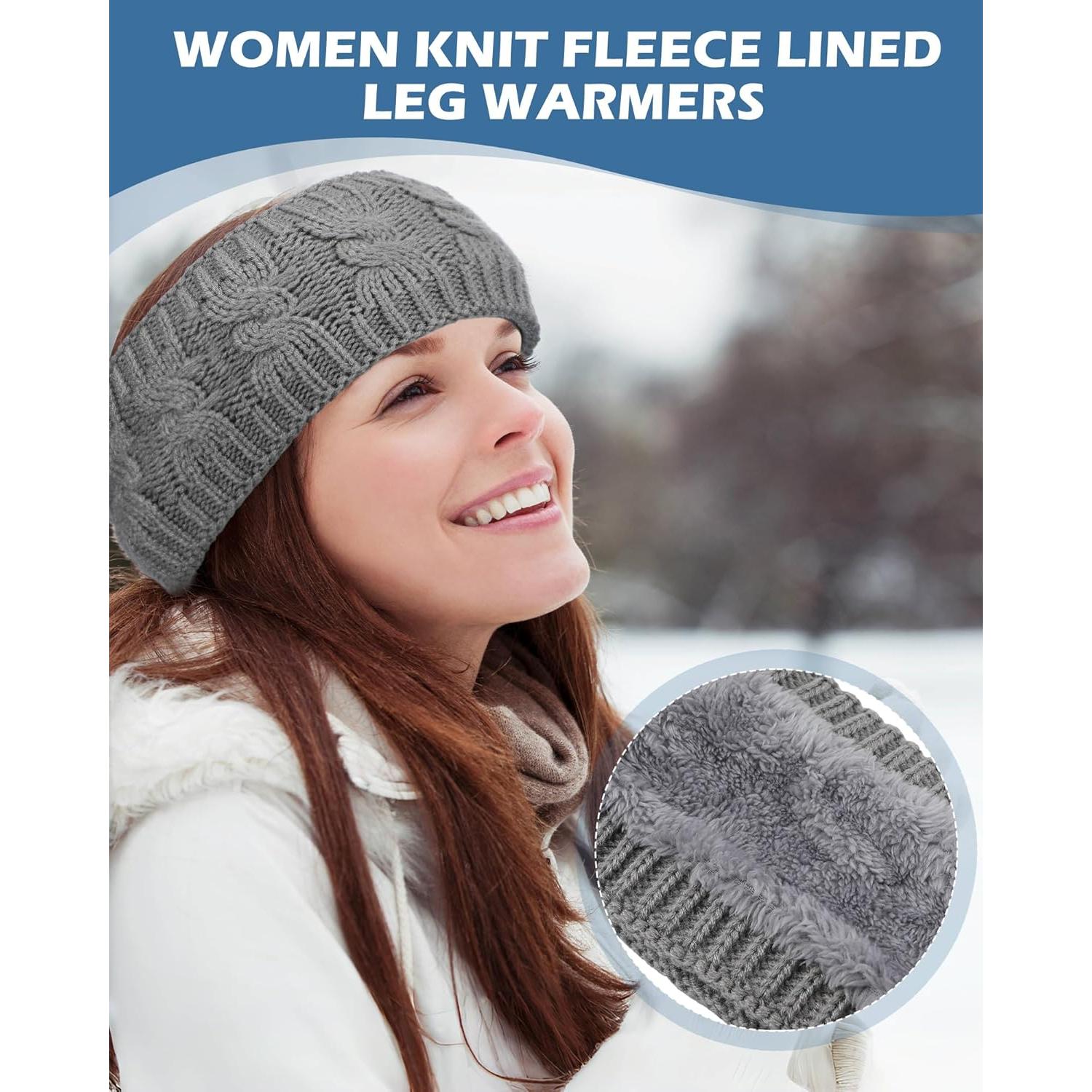 Conjunto de calentadores de piernas y diadema Chuarry - Invierno