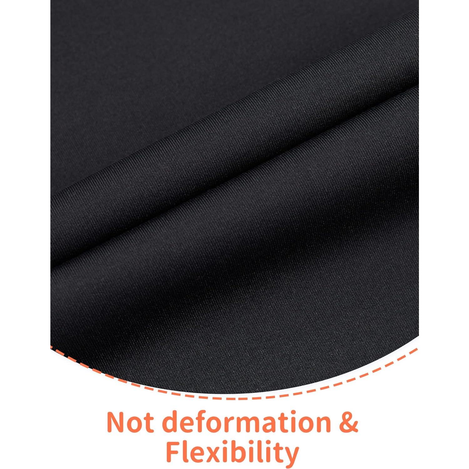 Pantalones de Patinaje sobre Hielo Niñas Negros Cintura Alta 5-6 Años