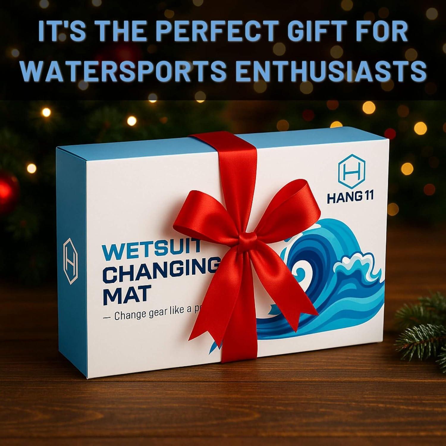 Alfombrilla de Cambio de Traje de Neopreno Hang 11 81cm Azul