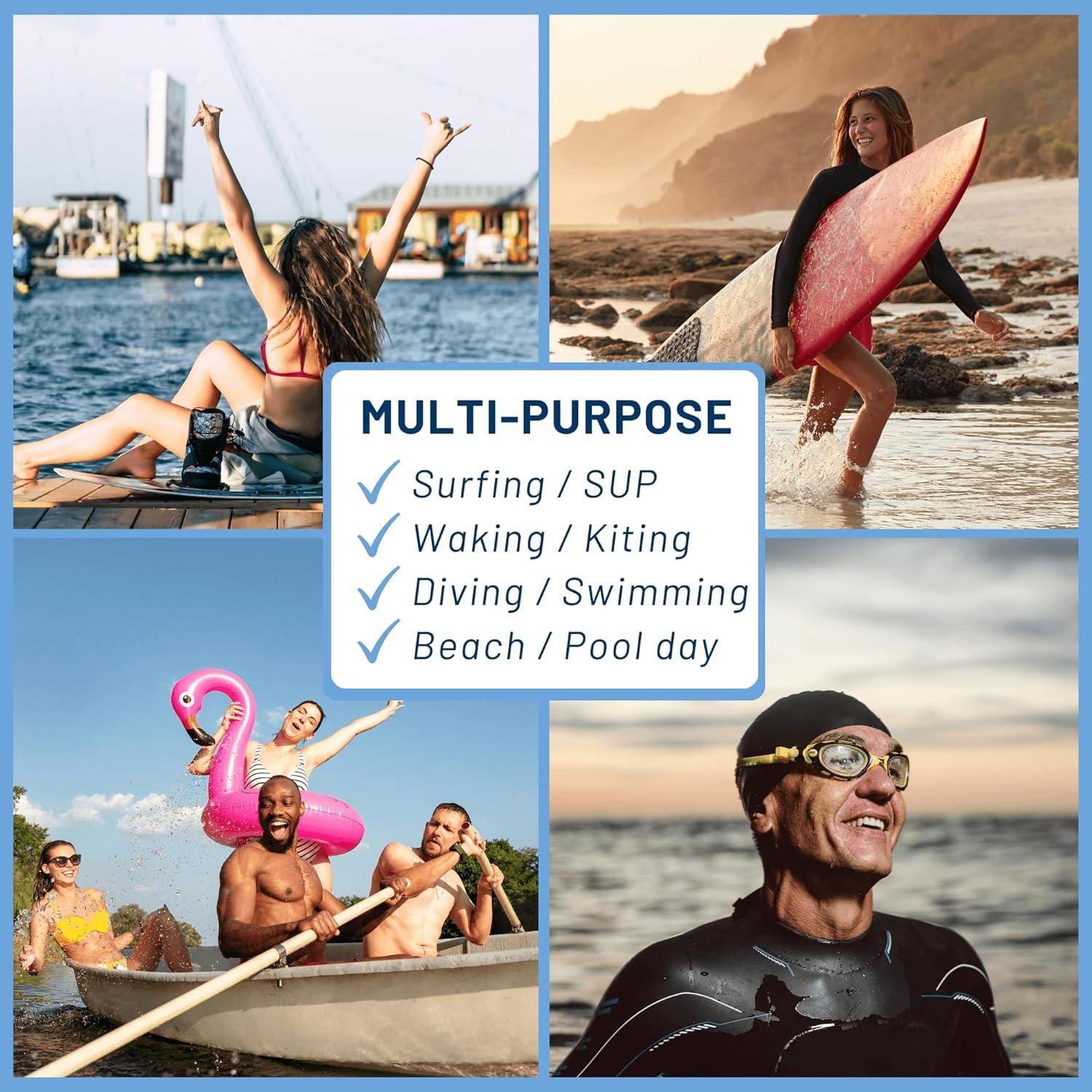 Alfombrilla de Cambio de Traje de Neopreno Hang 11 81cm Azul