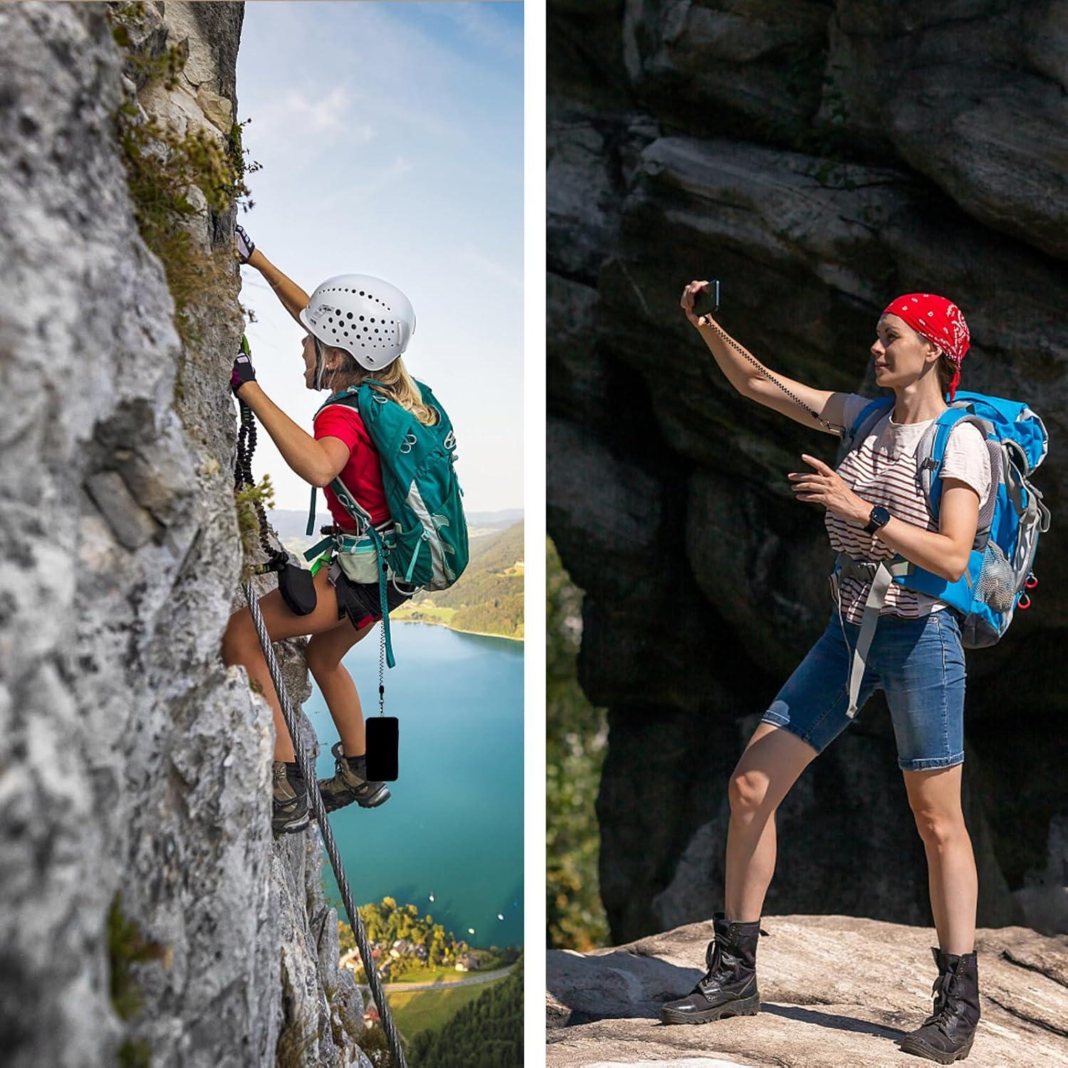 Lanyard para Teléfono JingRoom - 2 Correas Antirrobo Negro