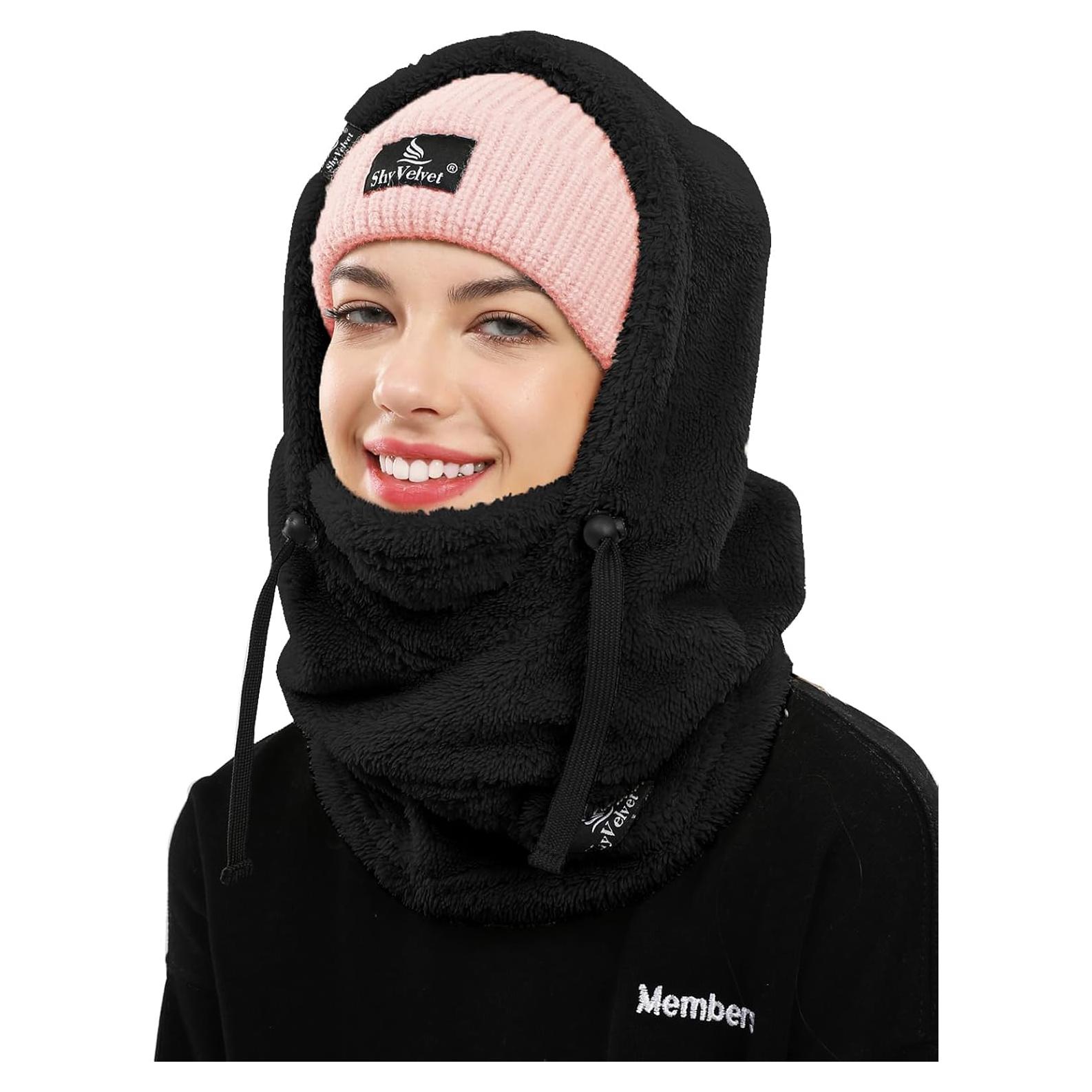 Pasamontañas de Forro Polar Tímido Resistente al Viento Unisex