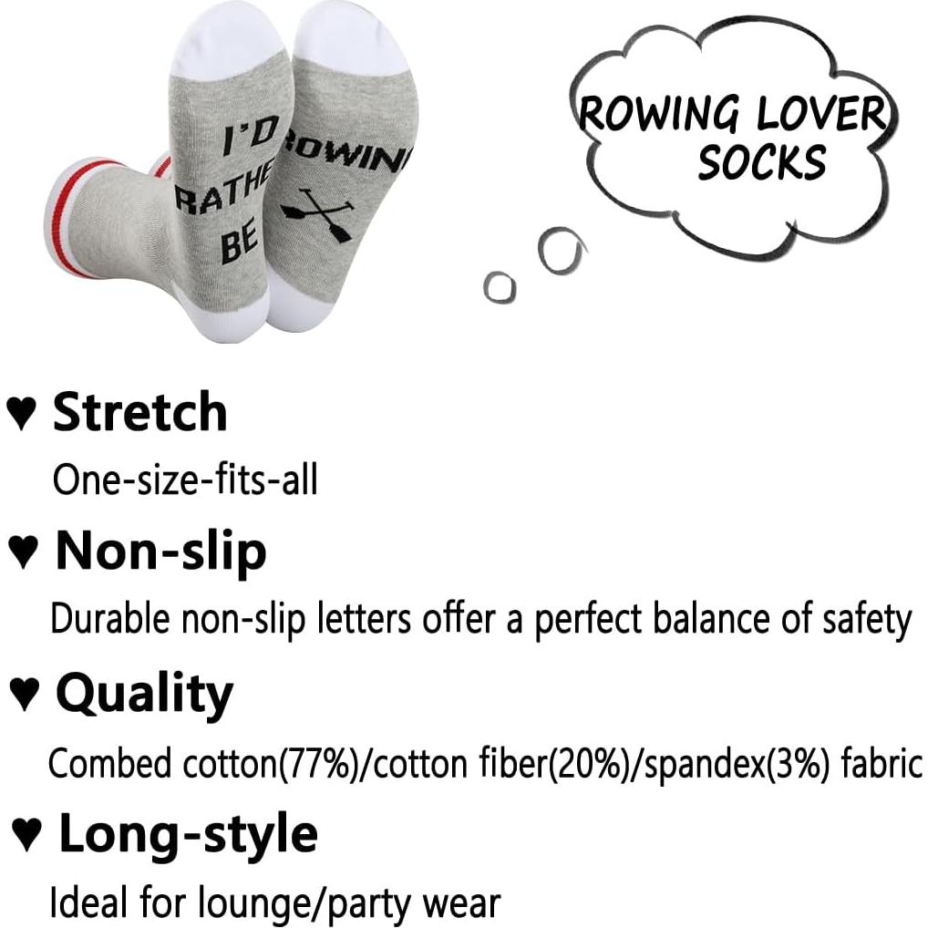 Calcetines Unisex G2TUP - Preferiría Estar Remando 2 Pares