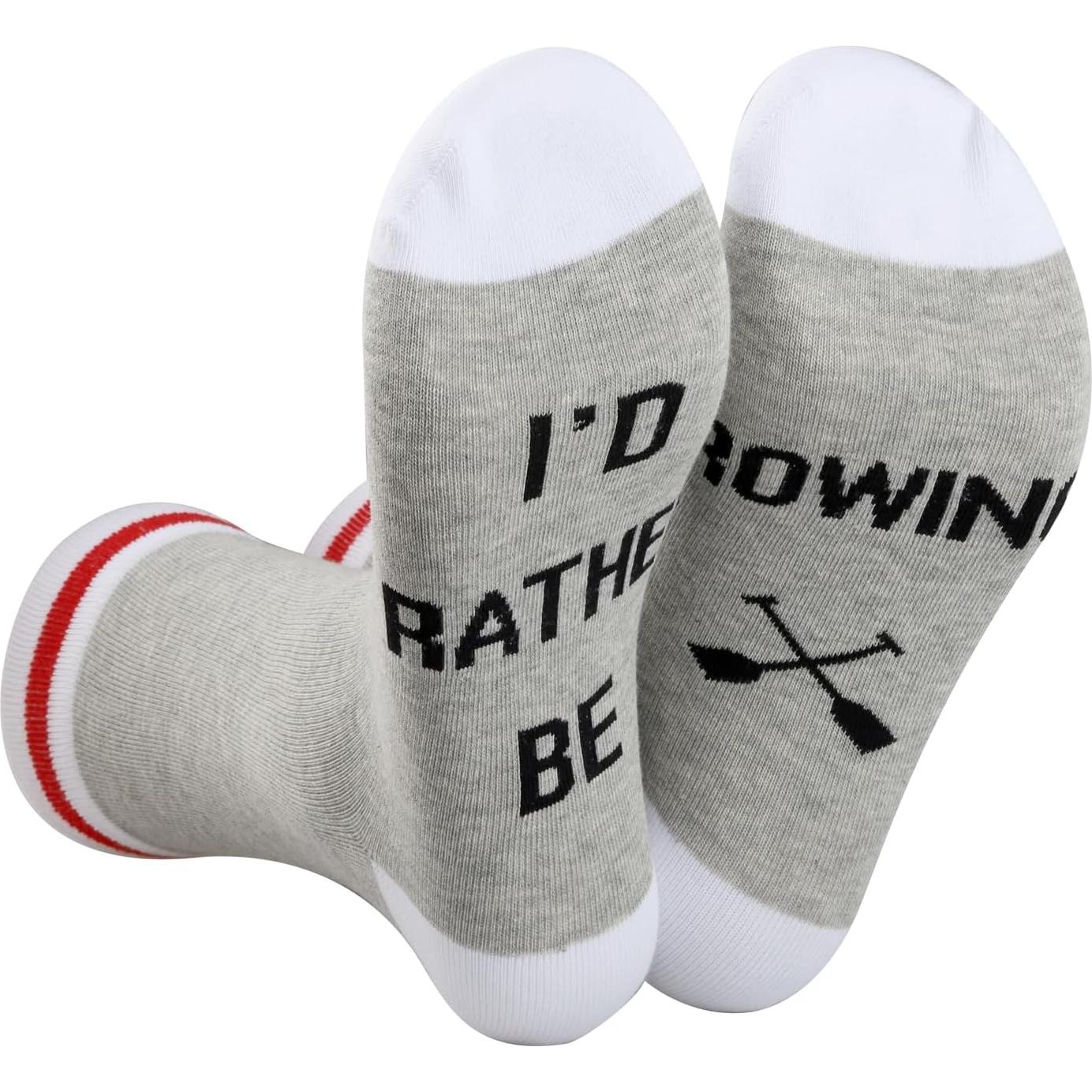 Calcetines Unisex G2TUP - Preferiría Estar Remando 2 Pares