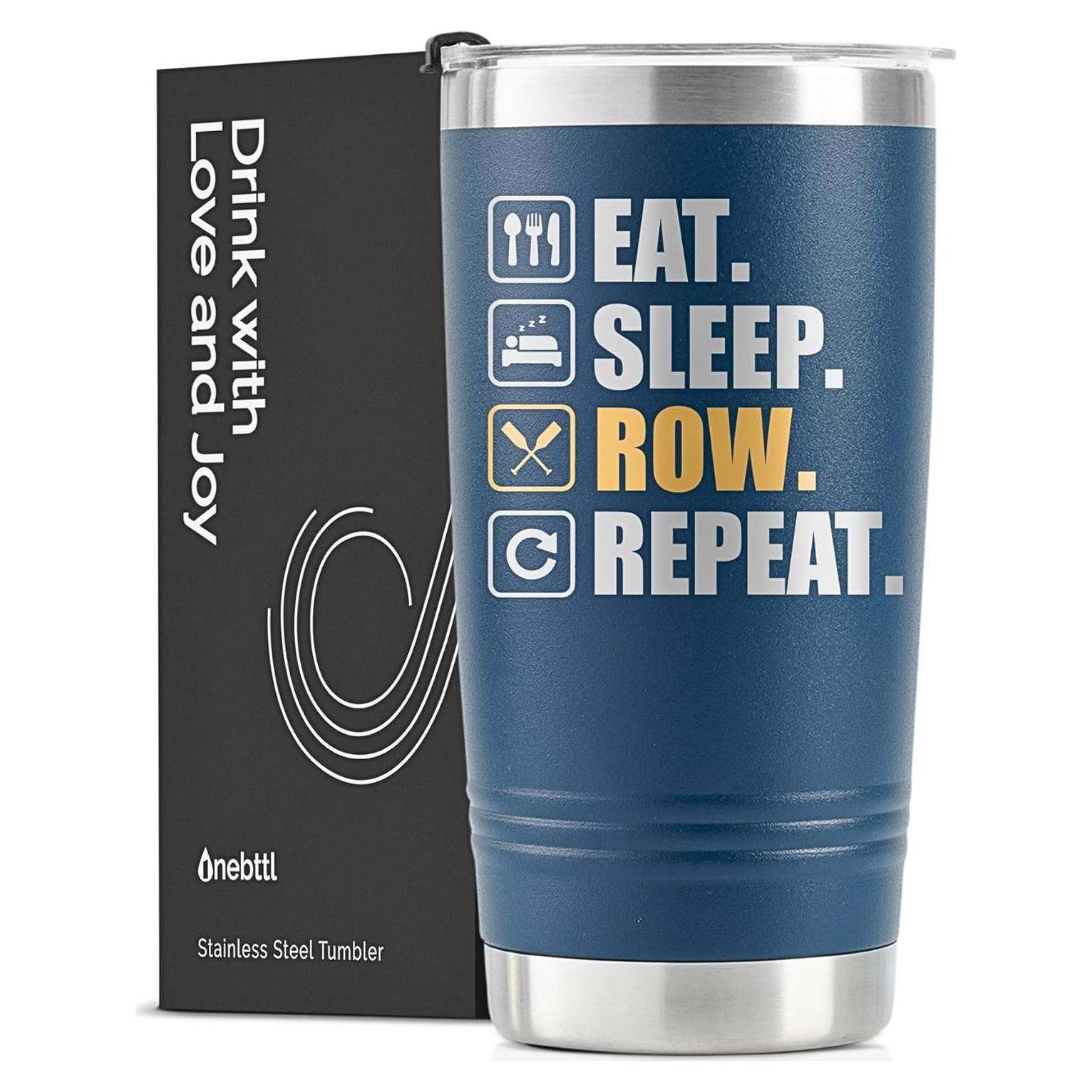 Taza de Acero Inoxidable Onebttl 0.59L Remo Aislada Doble Pared