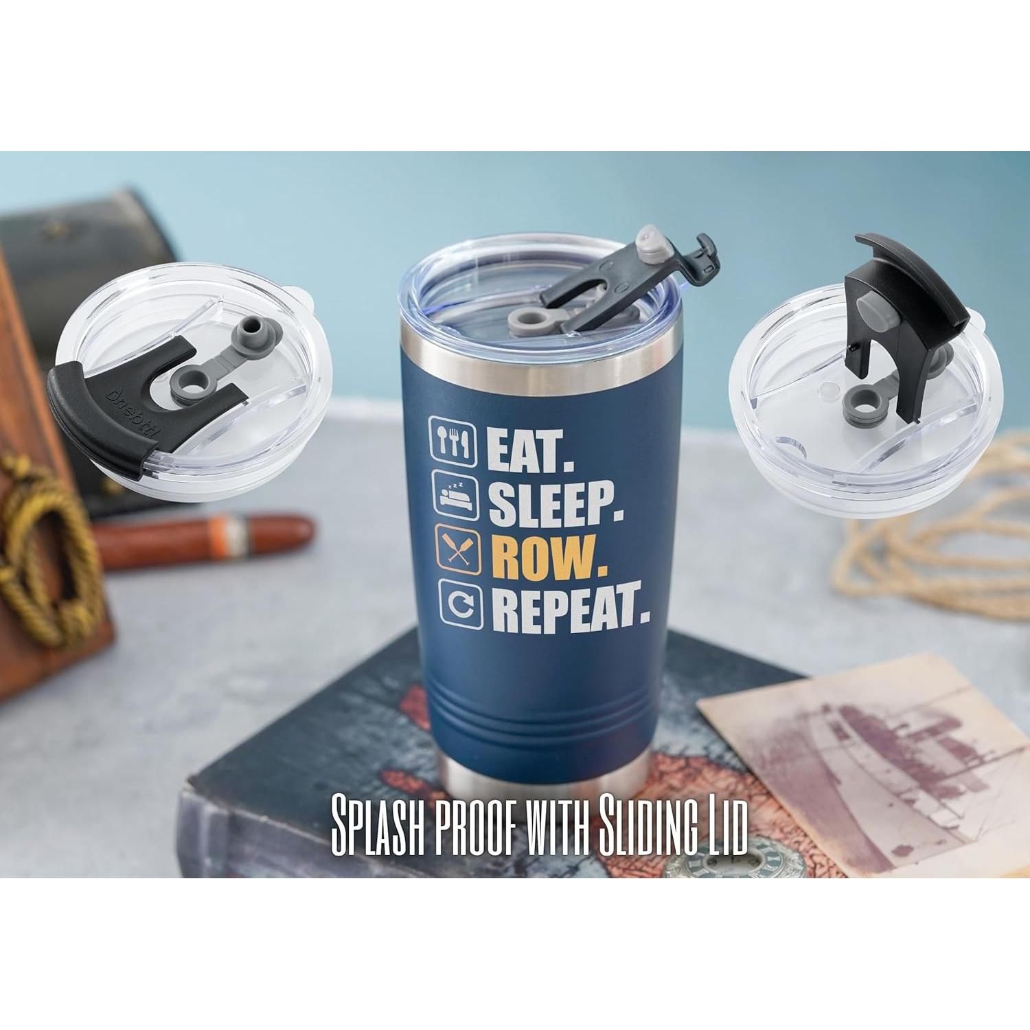 Taza de Acero Inoxidable Onebttl 0.59L Remo Aislada Doble Pared