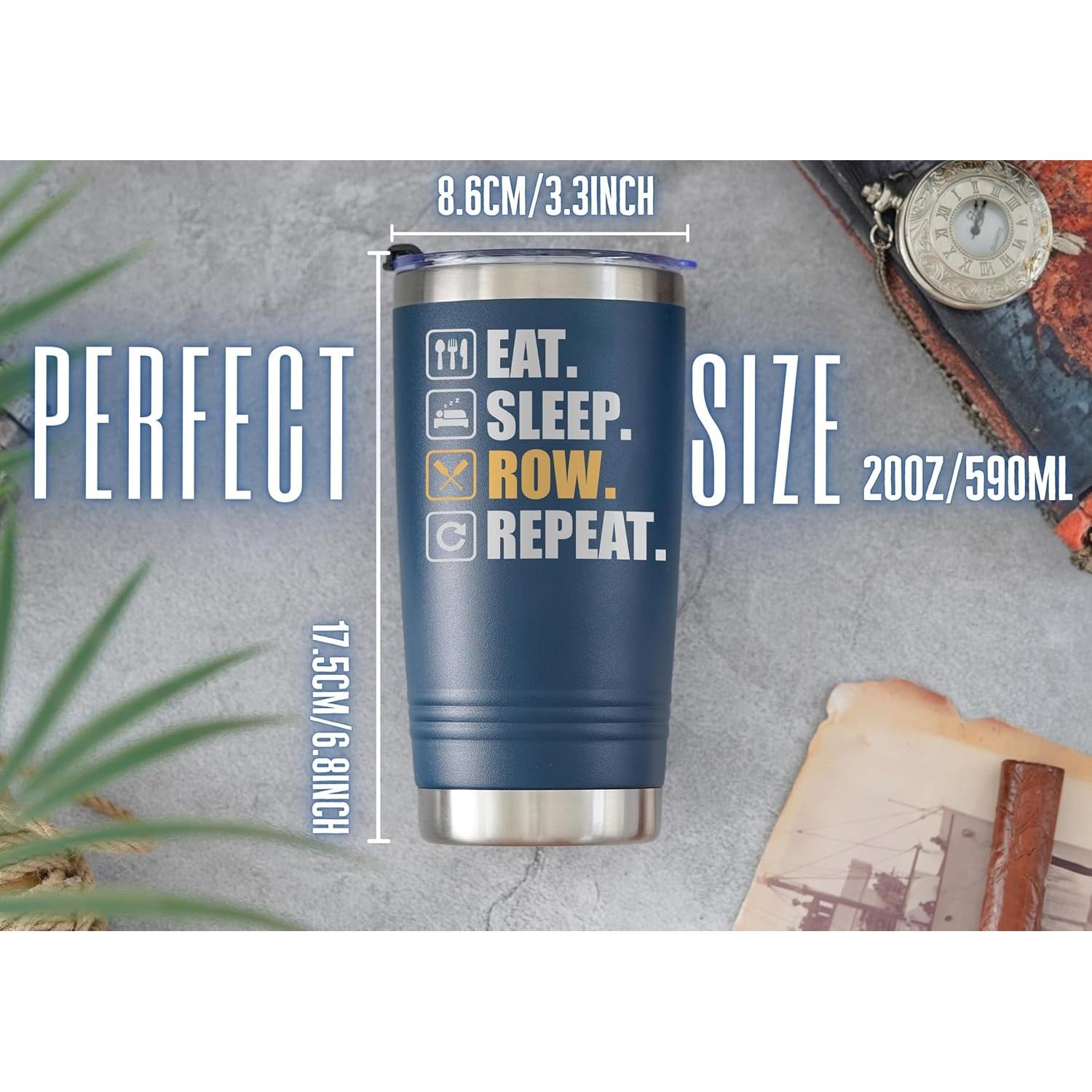 Taza de Acero Inoxidable Onebttl 0.59L Remo Aislada Doble Pared