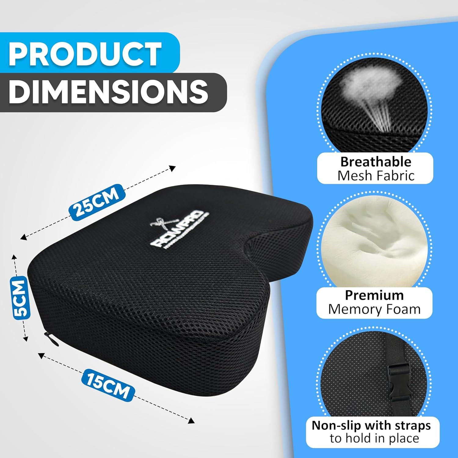 Cojín de Asiento Ergonómico ROWPRO para Máquina de Remo