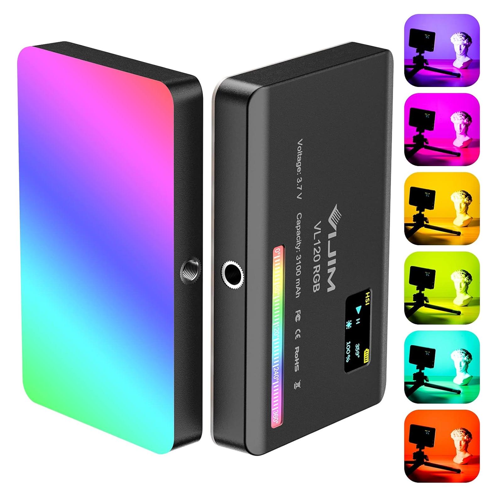 VIJIM VL120 Luz de Video RGB LED Portátil 2500-9000K