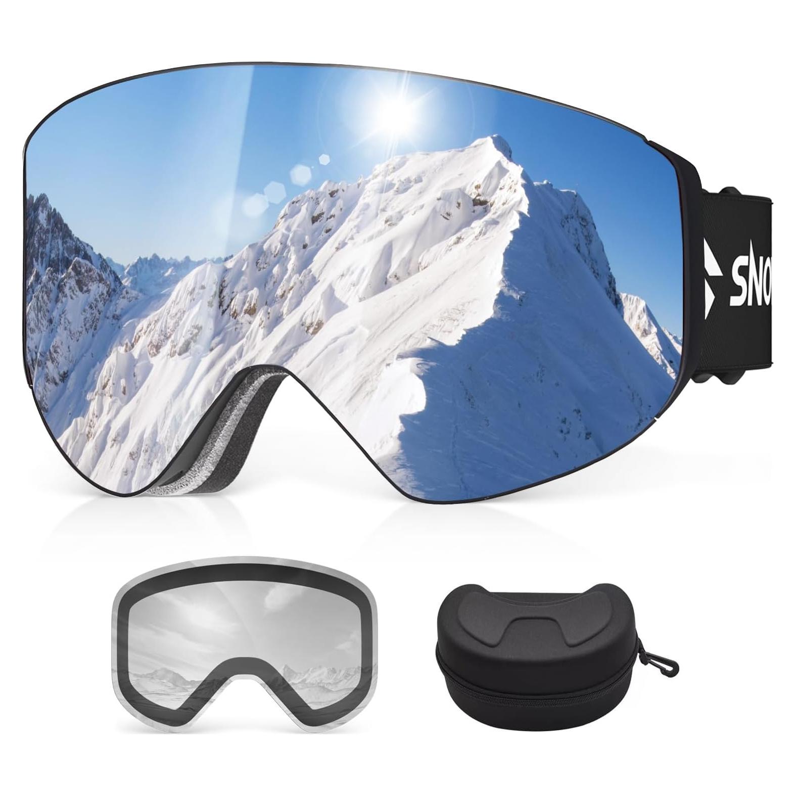 Gafas de Esquí SNOWALVA Ver.2 UV400 Antivaho para Adultos
