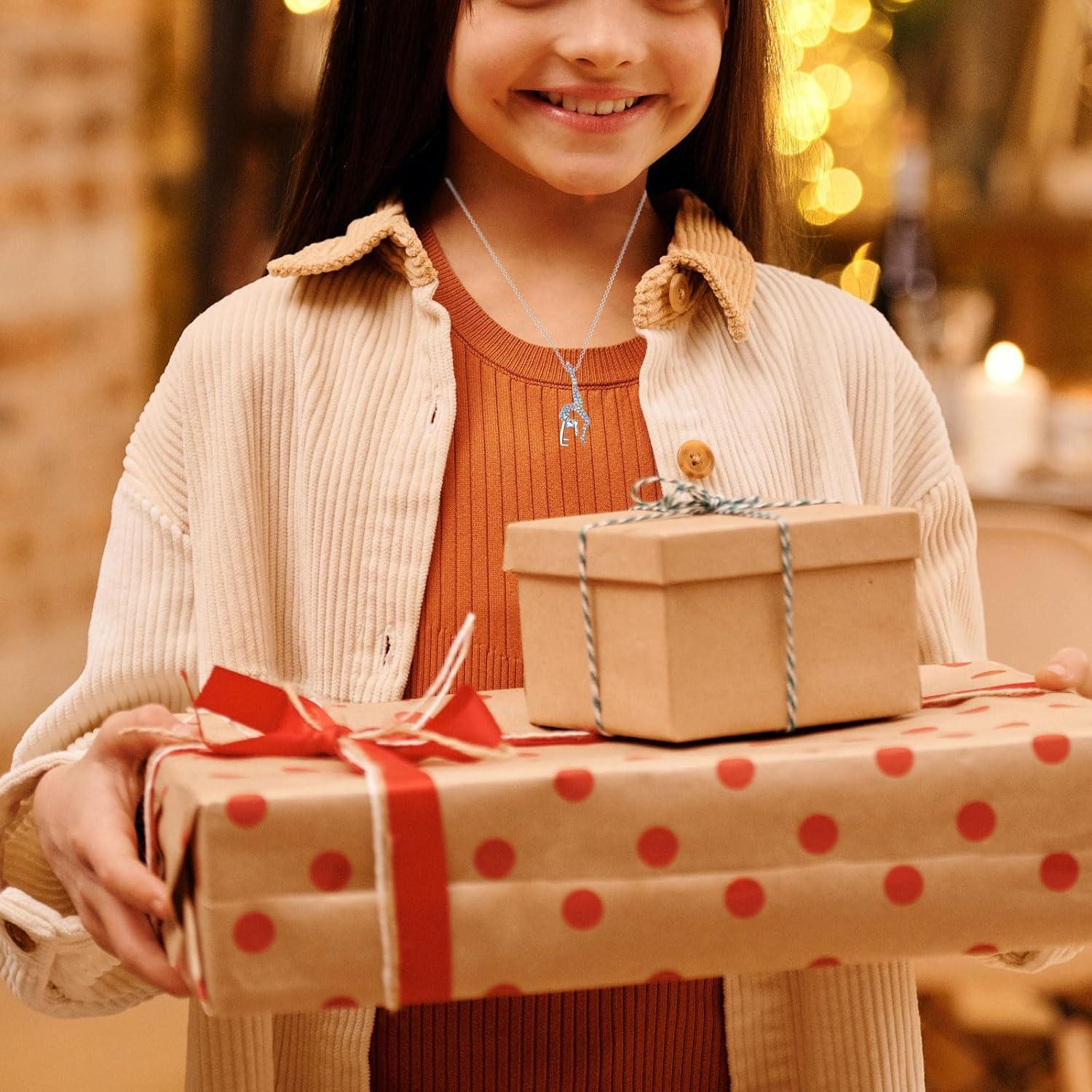 Collar de Gimnasia para Niñas Sumfan con Cristales Arcoíris